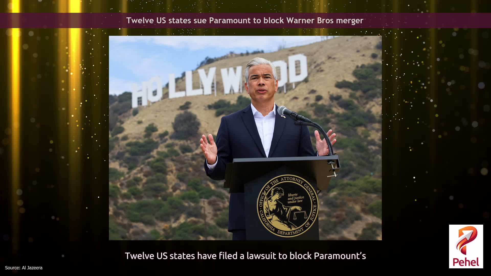 Twelve US states sue Paramount to block Warner Bros merger
