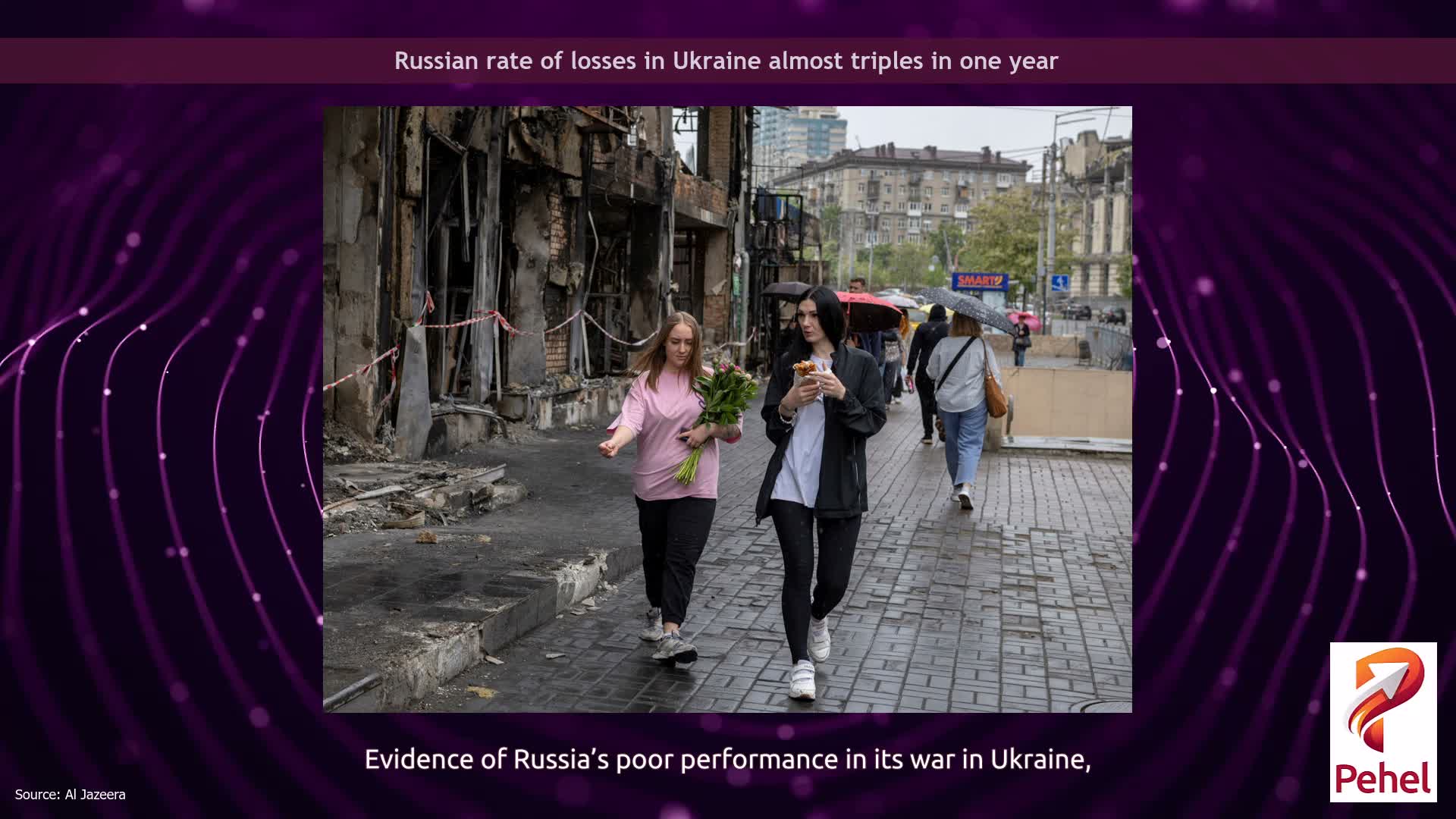 Russian rate of losses in Ukraine almost triples in one year