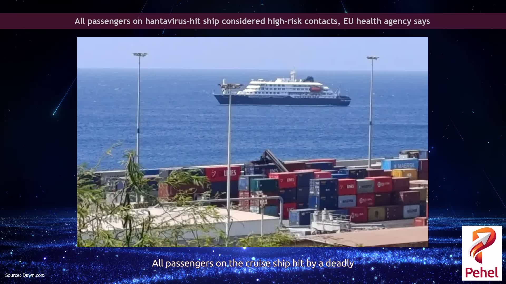 All passengers on hantavirus-hit ship considered high-risk contacts, EU health agency says