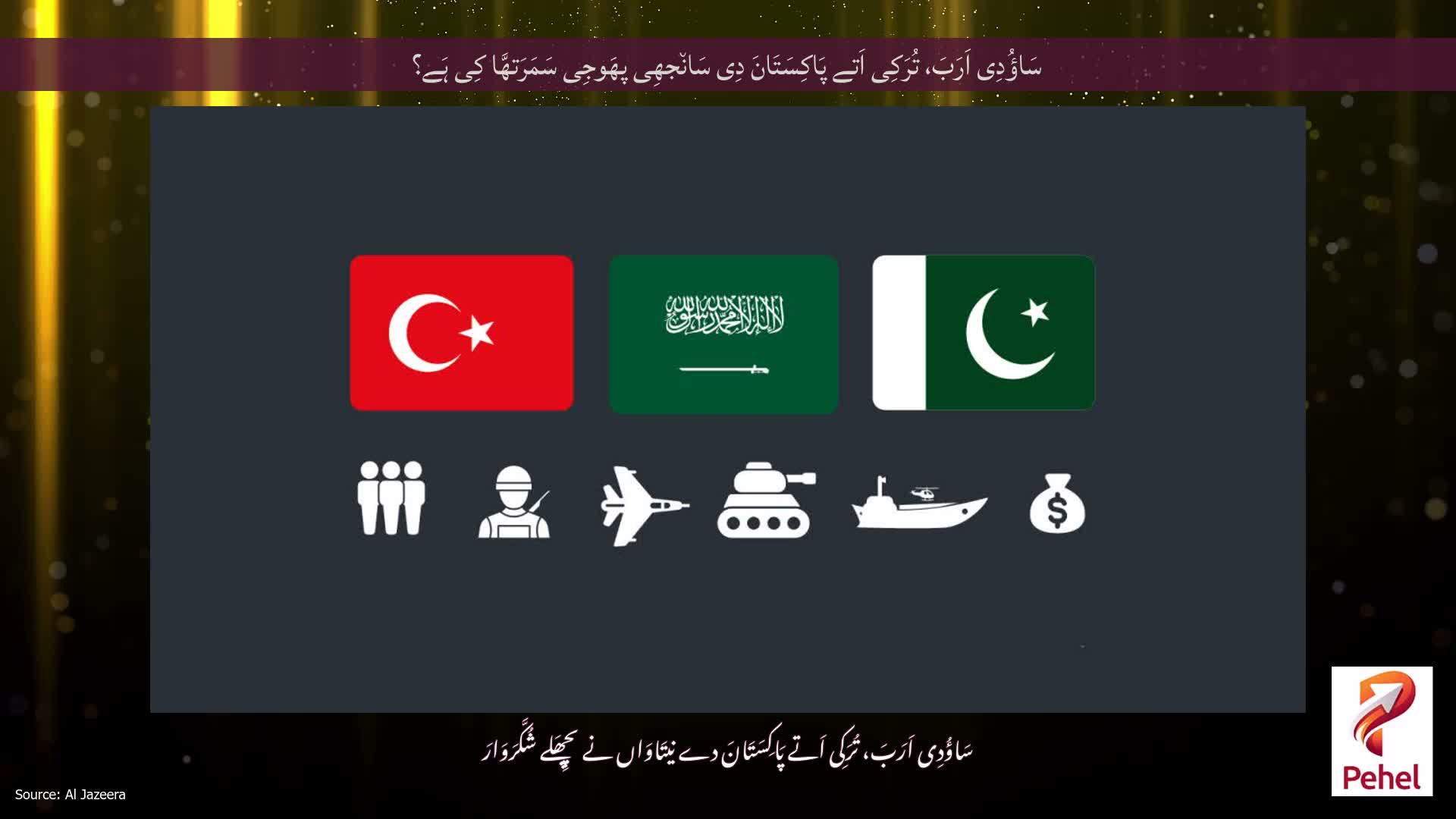 سَاؤُدِی اَرَبَ، تُرَکِی اَتے پَاکِسَتَانَ دِی سَان٘جھِی پھَوجِی سَمَرَتھَّا کِی ہَے؟