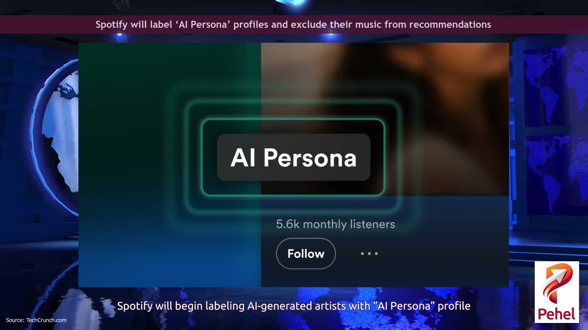 Spotify will label ‘AI Persona’ profiles and exclude their music from recommendations