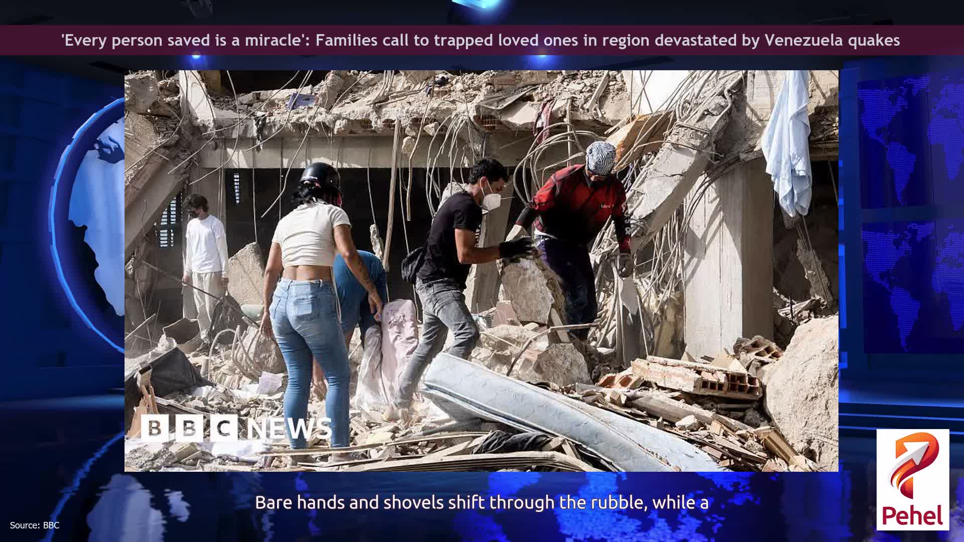 'Every person saved is a miracle': Families call to trapped loved ones in region devastated by Venezuela quakes