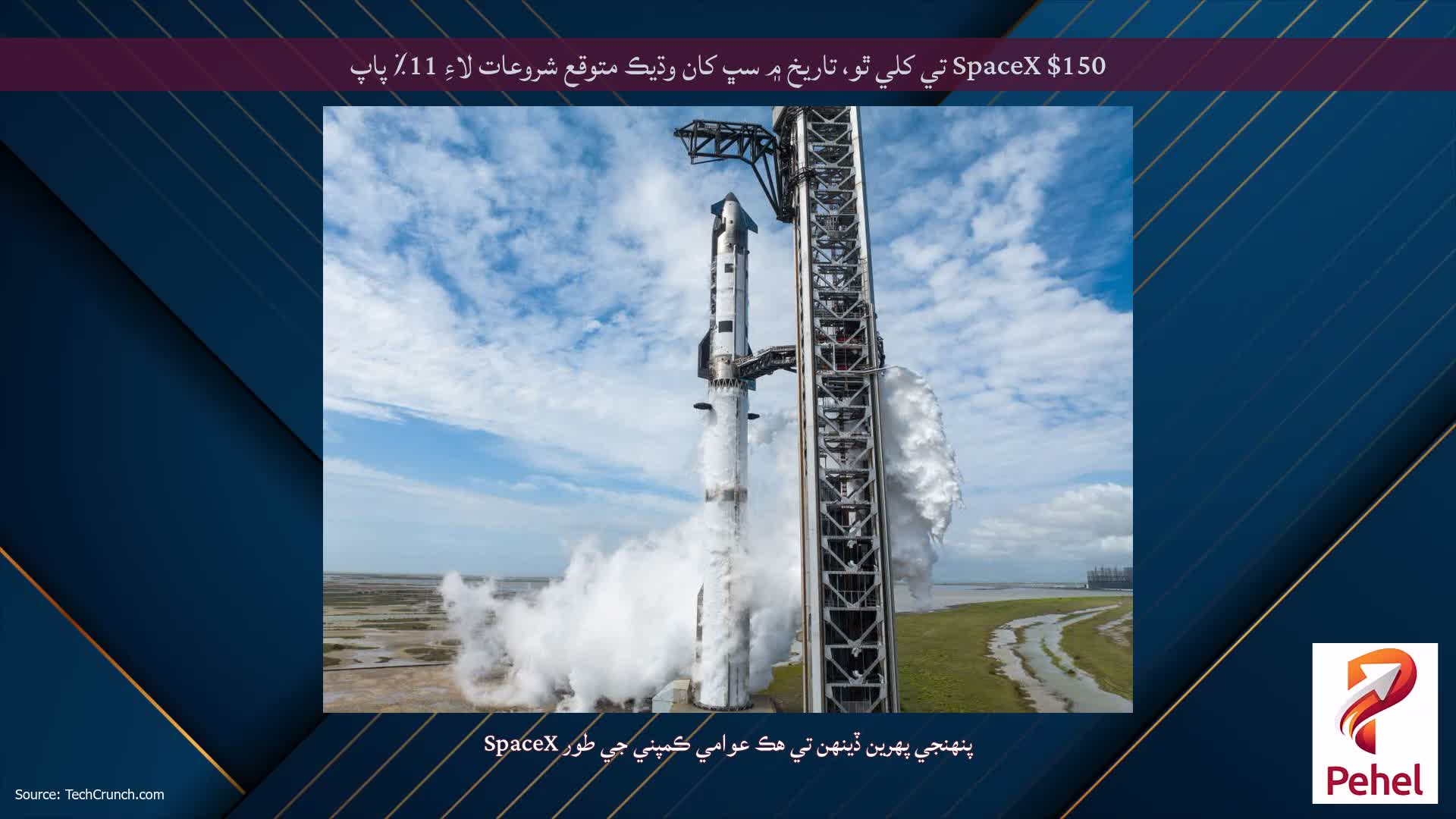 SpaceX $150 تي کلي ٿو، تاريخ ۾ سڀ کان وڌيڪ متوقع شروعات لاءِ 11٪ پاپ