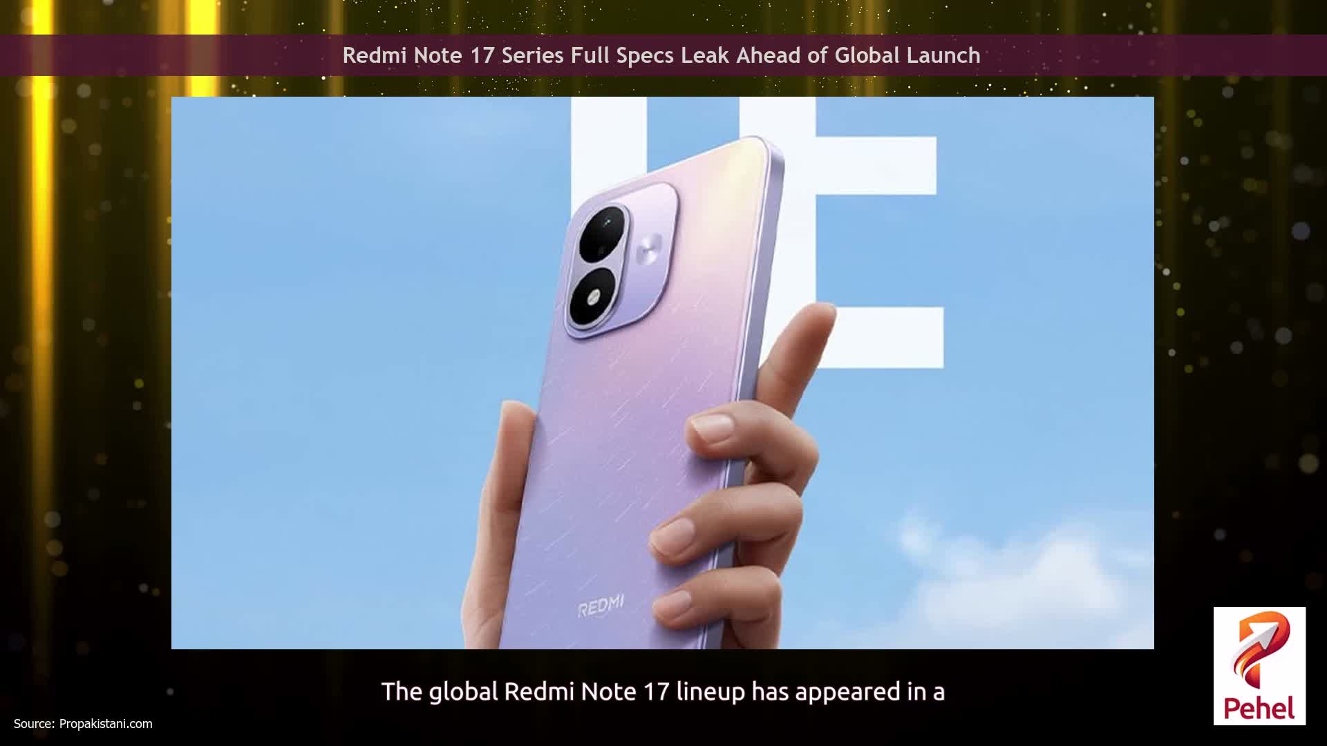 Redmi Note 17 Series Full Specs Leak Ahead of Global Launch
