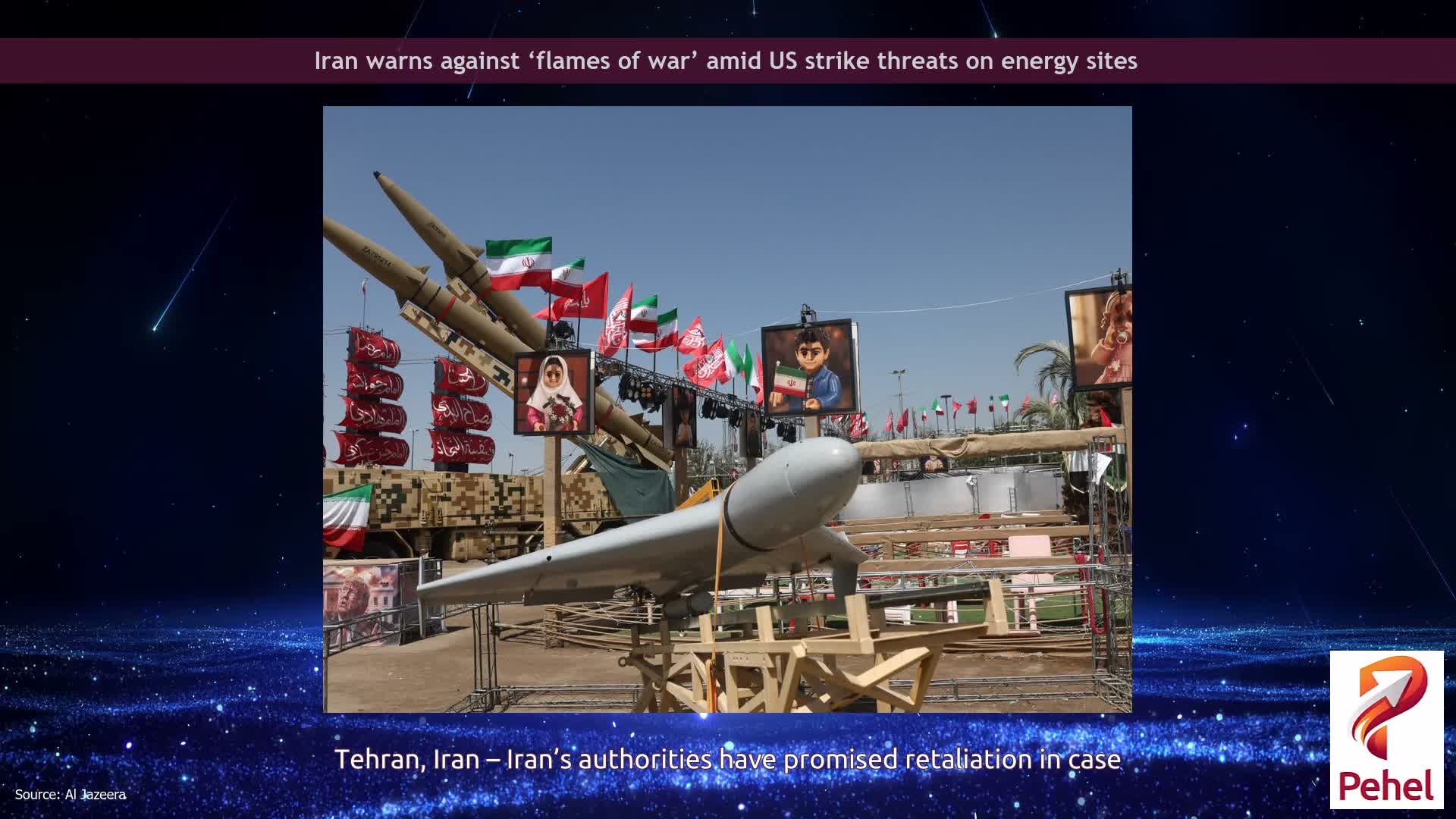 Iran warns against ‘flames of war’ amid US strike threats on energy sites