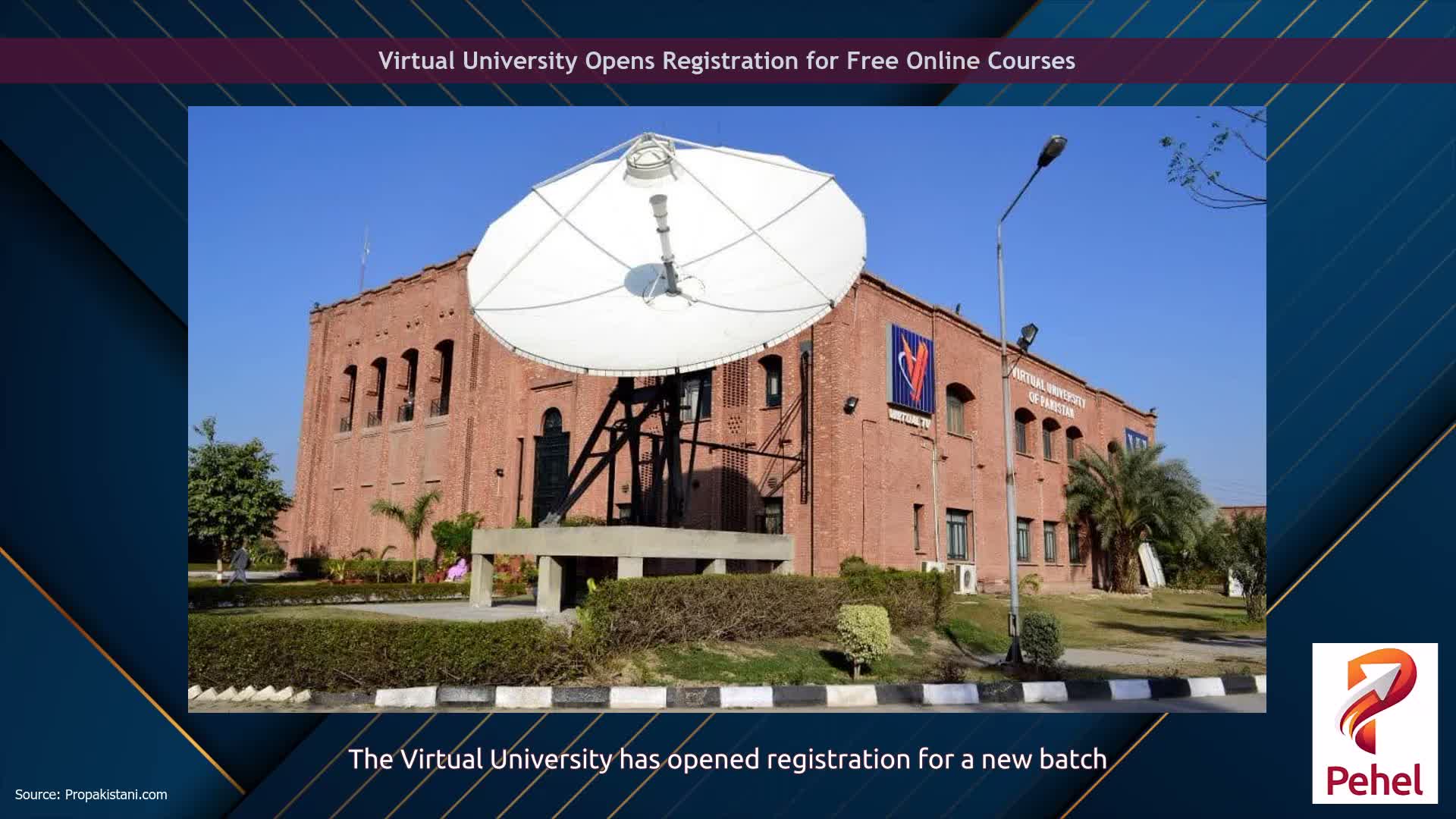 Virtual University Opens Registration for Free Online Courses