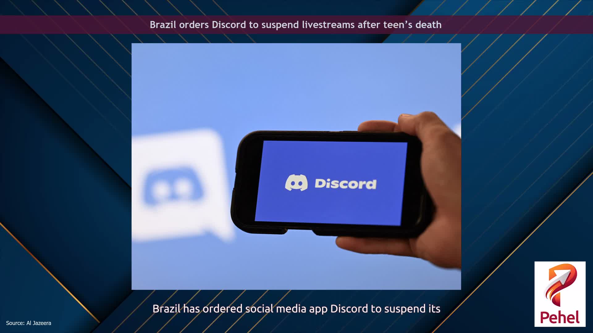 Brazil orders Discord to suspend livestreams after teen’s death