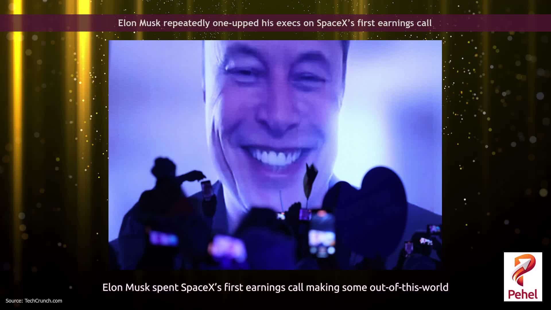 Elon Musk repeatedly one-upped his execs on SpaceX’s first earnings call