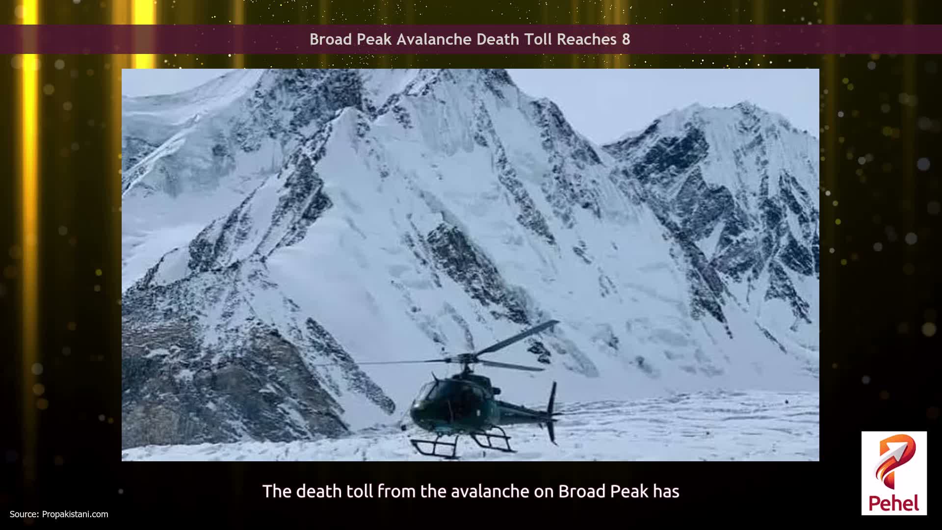 Broad Peak Avalanche Death Toll Reaches 8