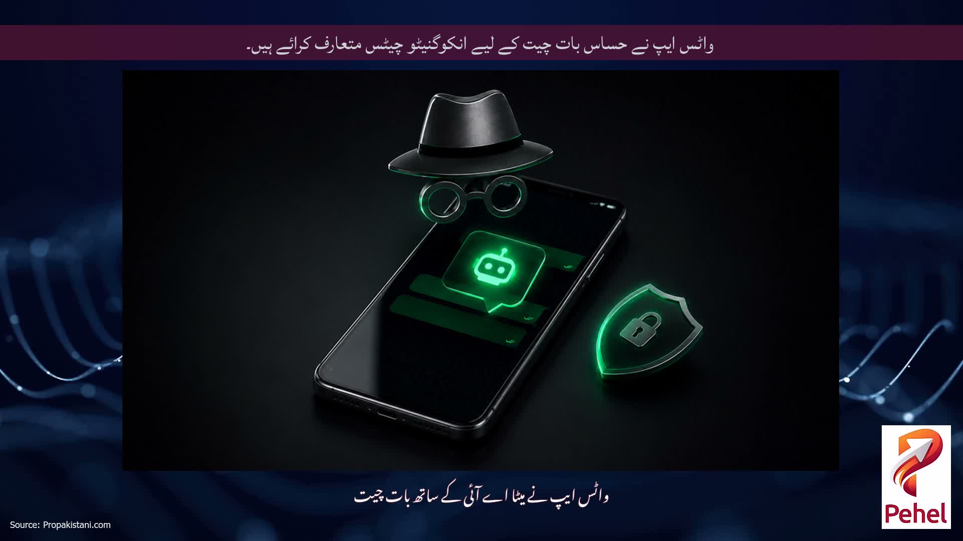 واٹس ایپ نے حساس بات چیت کے لیے انکوگنیٹو چیٹس متعارف کرائے ہیں۔