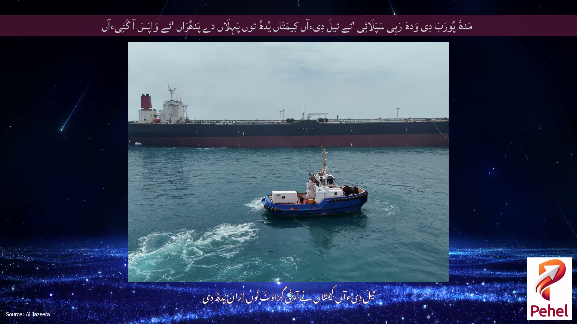 مَدھَّ پُورَبَ دِی وَدھَ رَہِی سَپَلَائِی 'تے تیلَ دِیءآں کِیمَتَاں یُدھَّ توں پَہِلَاں دے پَدھَّرَاں 'تے وَاپَسَ آ گَئِیءآں