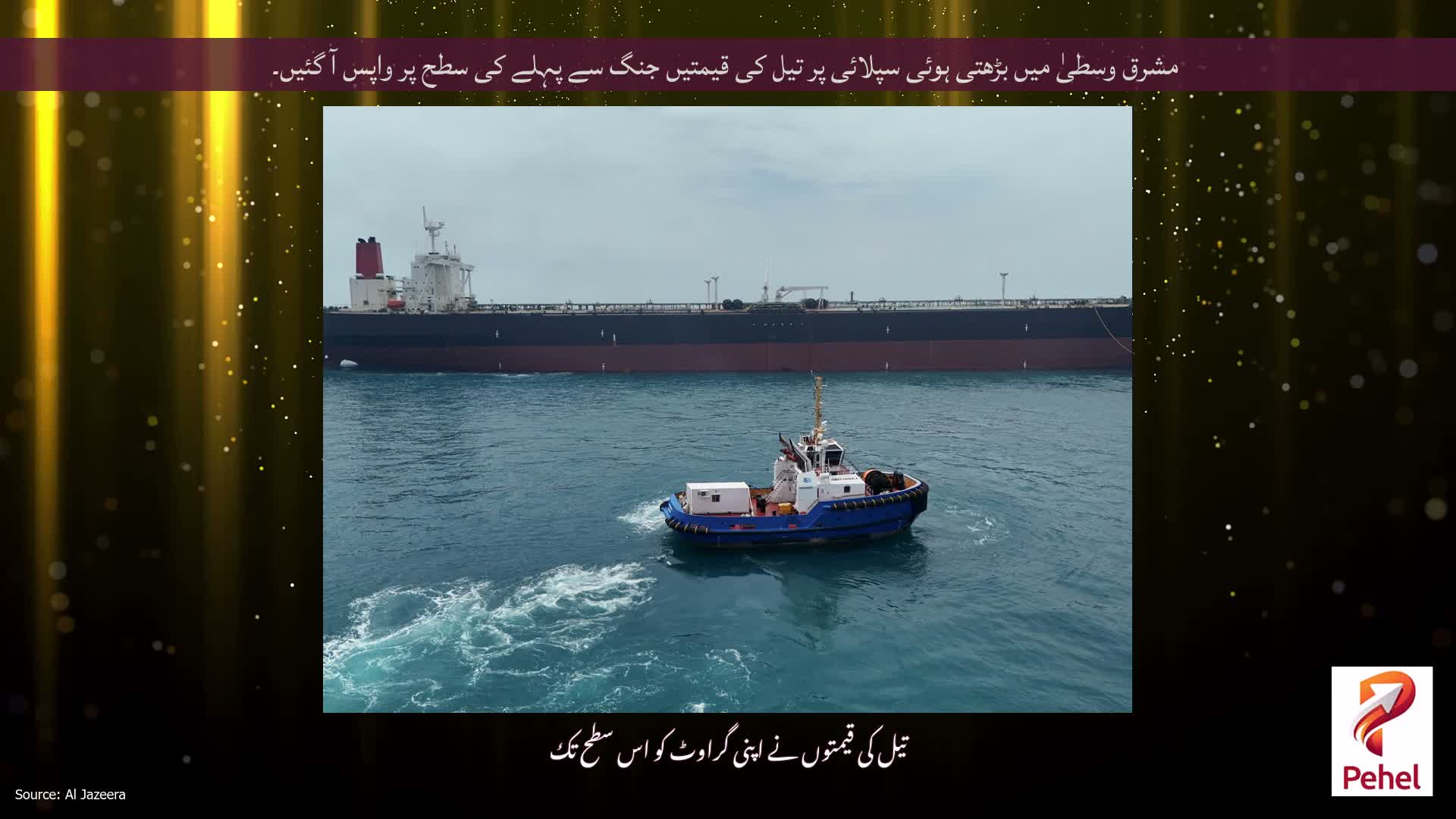 مشرق وسطیٰ میں بڑھتی ہوئی سپلائی پر تیل کی قیمتیں جنگ سے پہلے کی سطح پر واپس آ گئیں۔