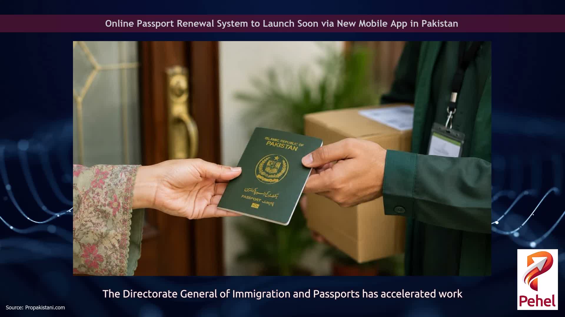 Online Passport Renewal System to Launch Soon via New Mobile App in Pakistan