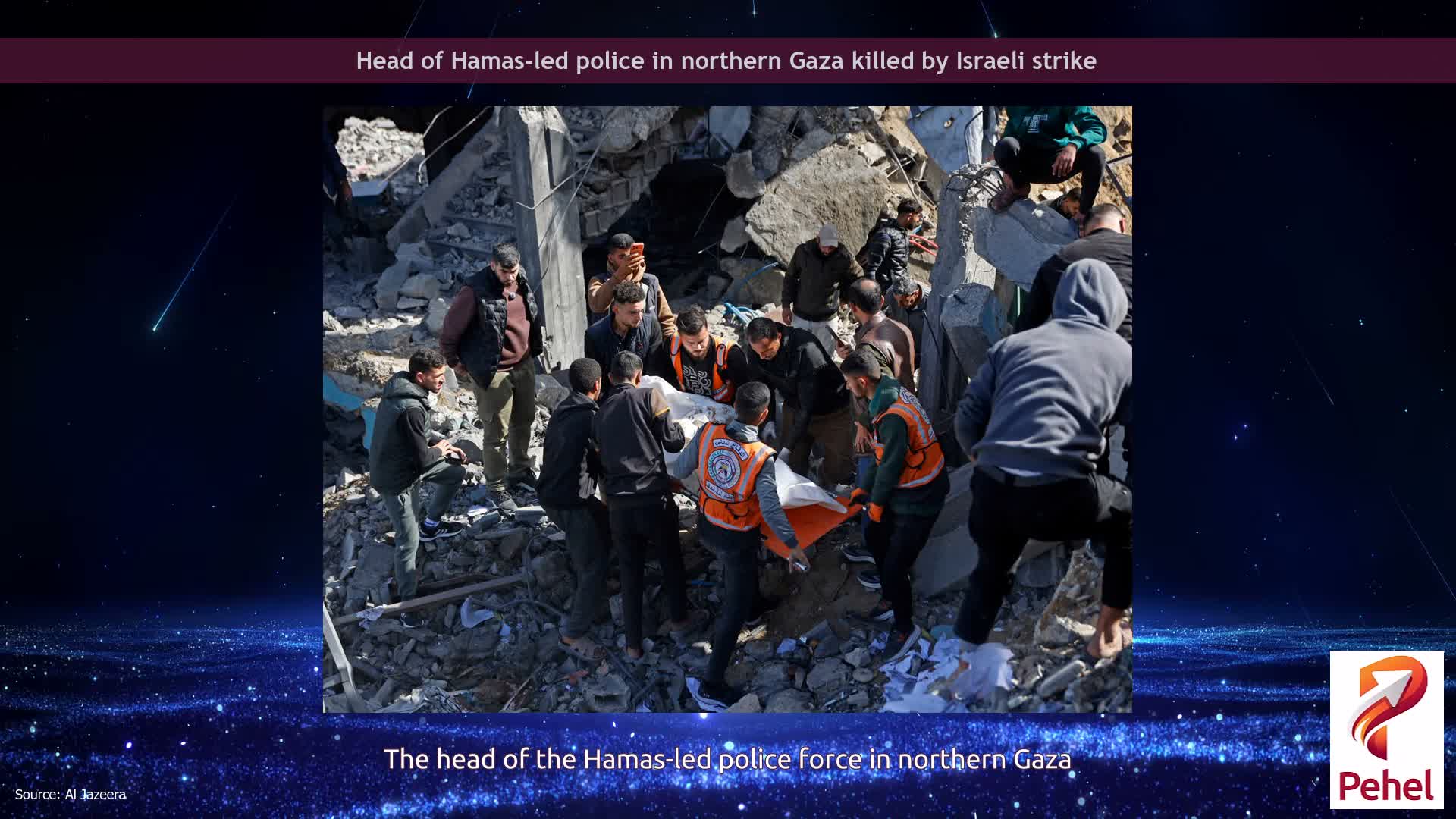 Head of Hamas-led police in northern Gaza killed by Israeli strike