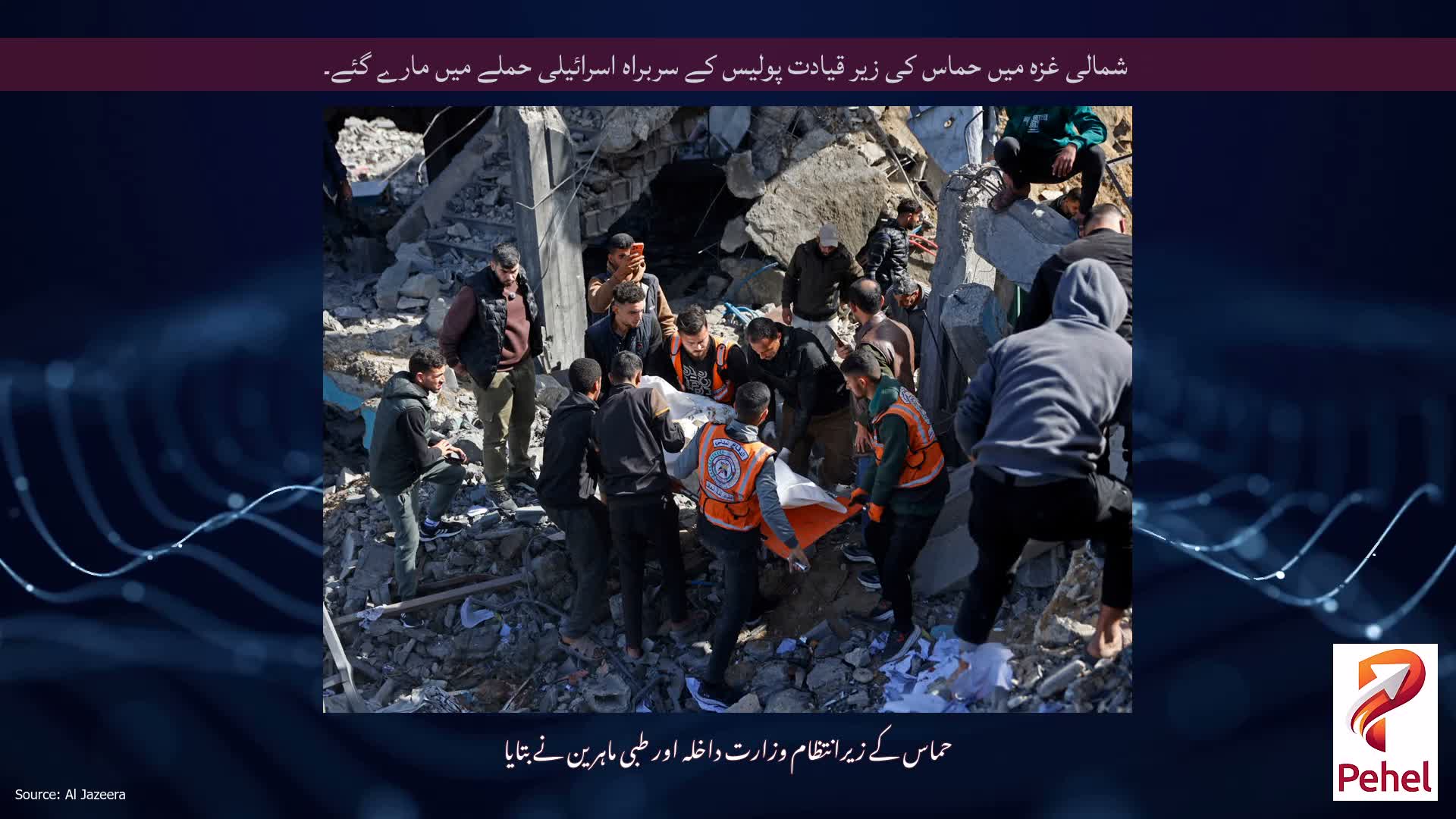 شمالی غزہ میں حماس کی زیر قیادت پولیس کے سربراہ اسرائیلی حملے میں مارے گئے۔