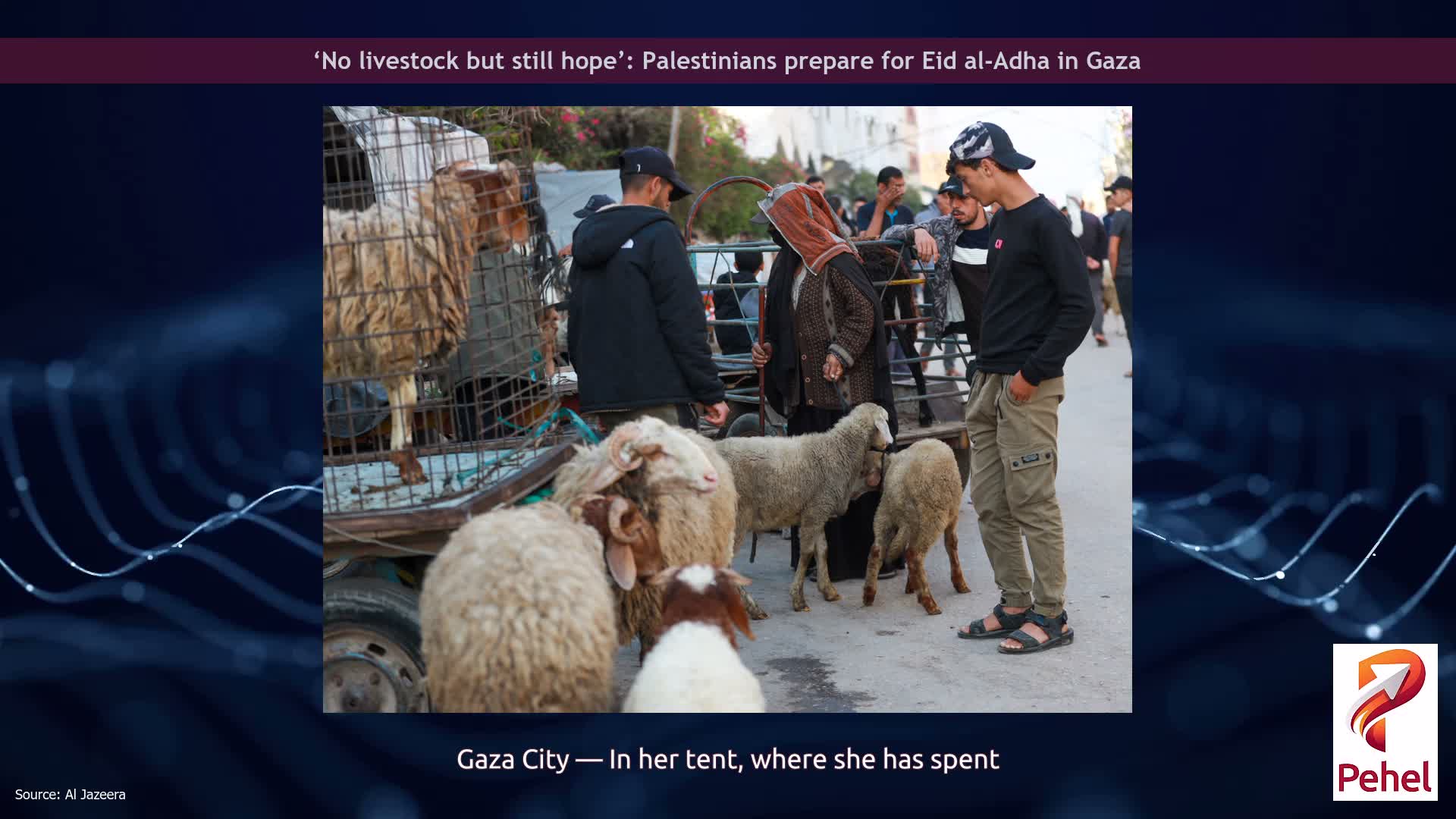 ‘No livestock but still hope’: Palestinians prepare for Eid al-Adha in Gaza