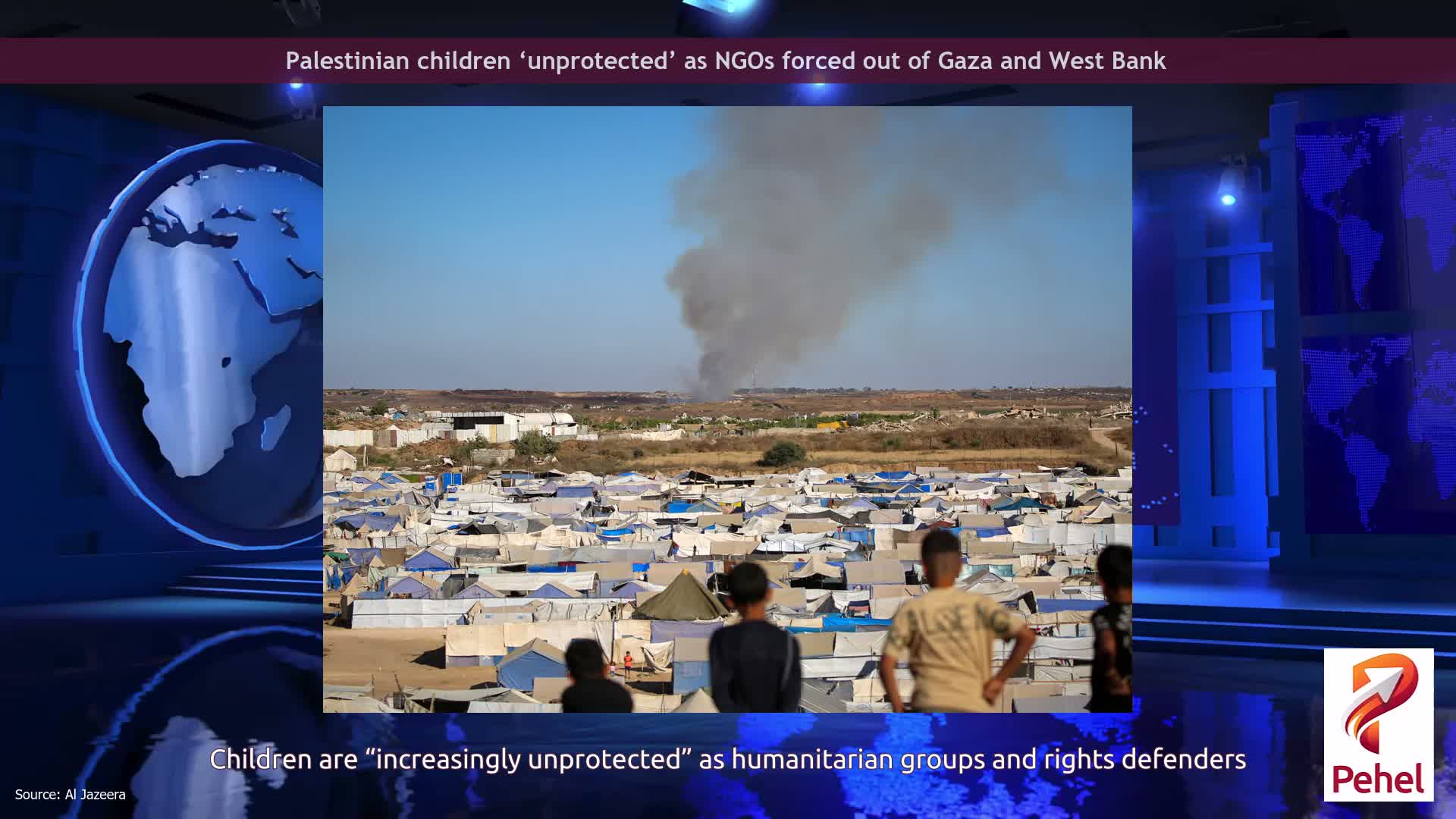 Palestinian children ‘unprotected’ as NGOs forced out of Gaza and West Bank