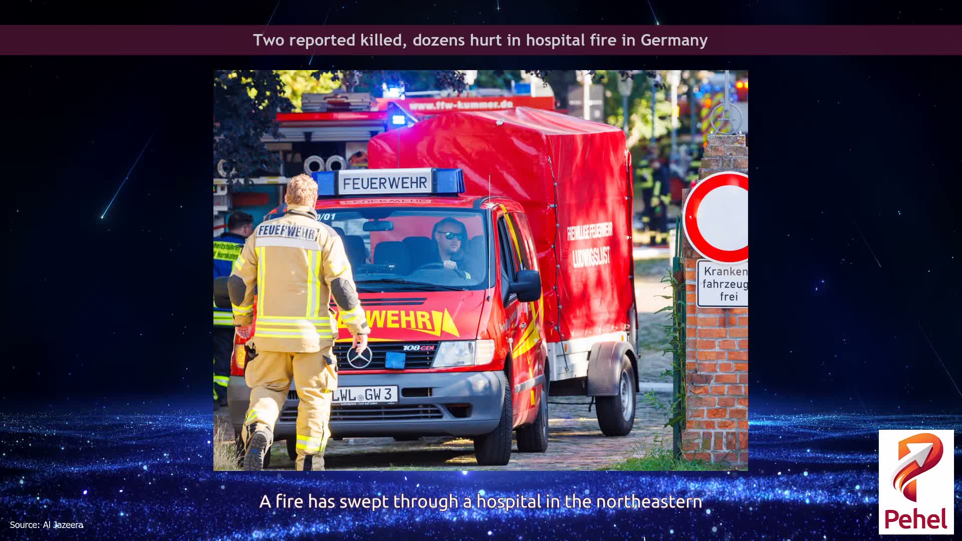 Two reported killed, dozens hurt in hospital fire in Germany