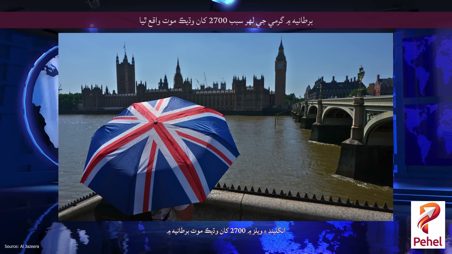 برطانيه ۾ گرمي جي لهر سبب 2700 کان وڌيڪ موت واقع ٿيا