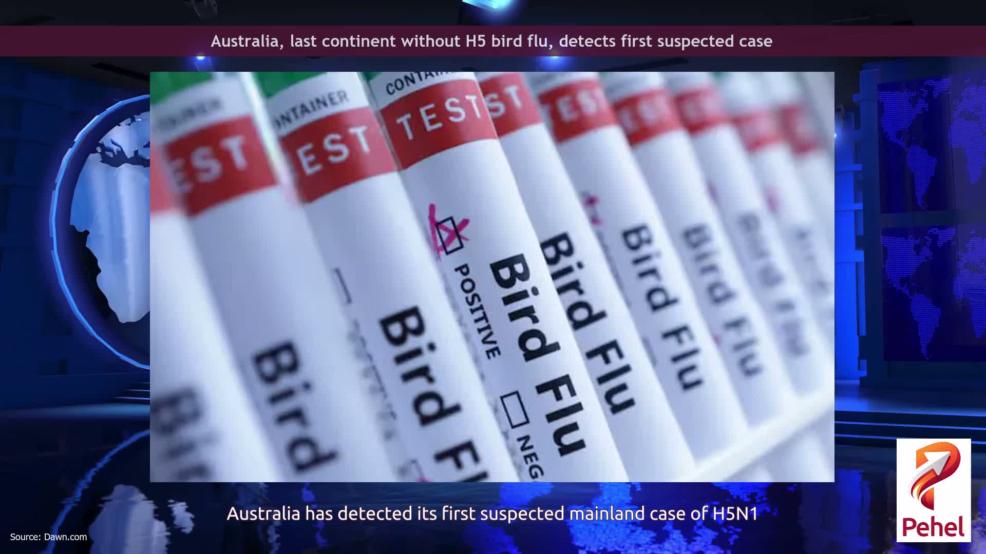 Australia, last continent without H5 bird flu, detects first suspected case