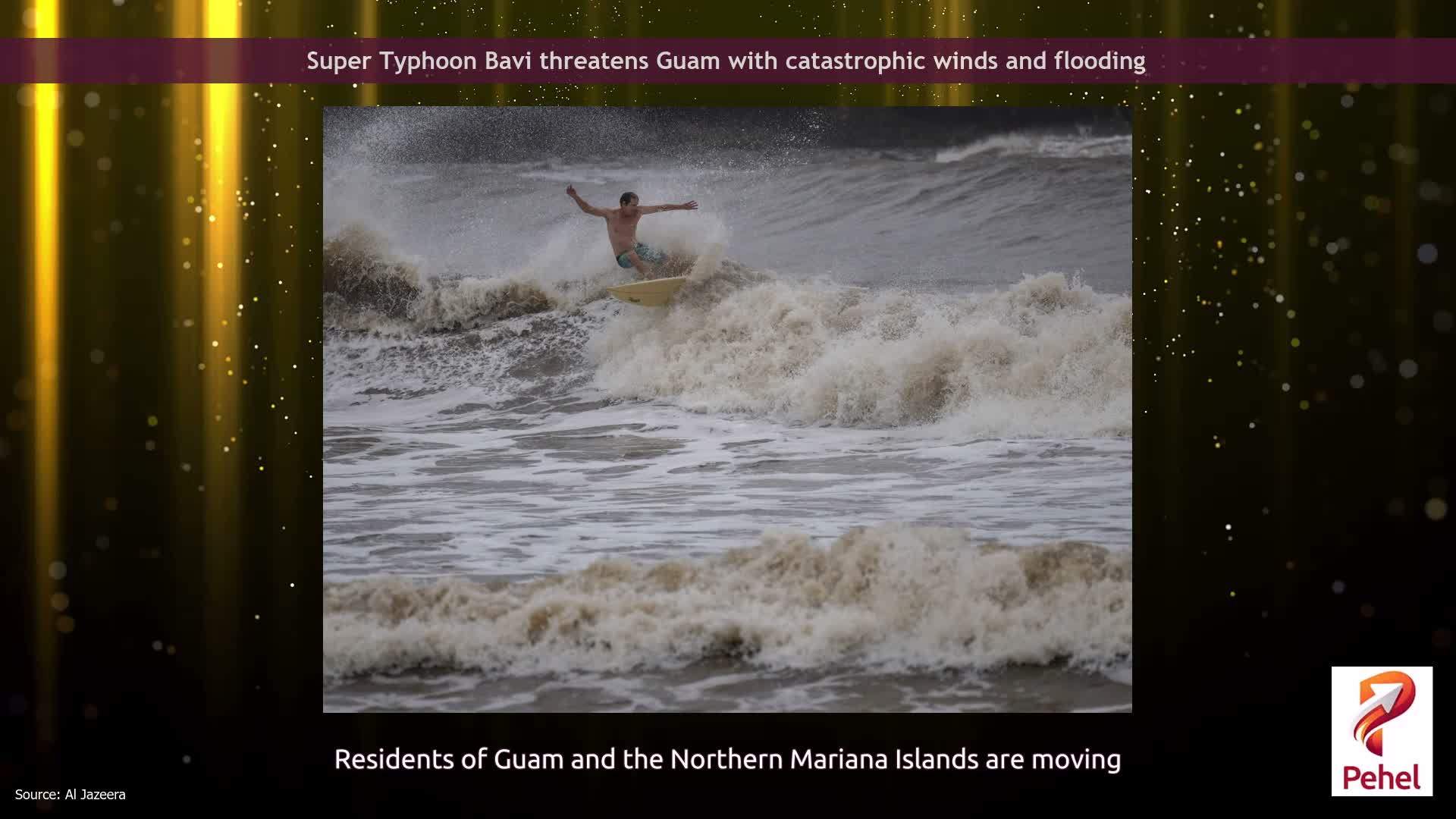 Super Typhoon Bavi threatens Guam with catastrophic winds and flooding