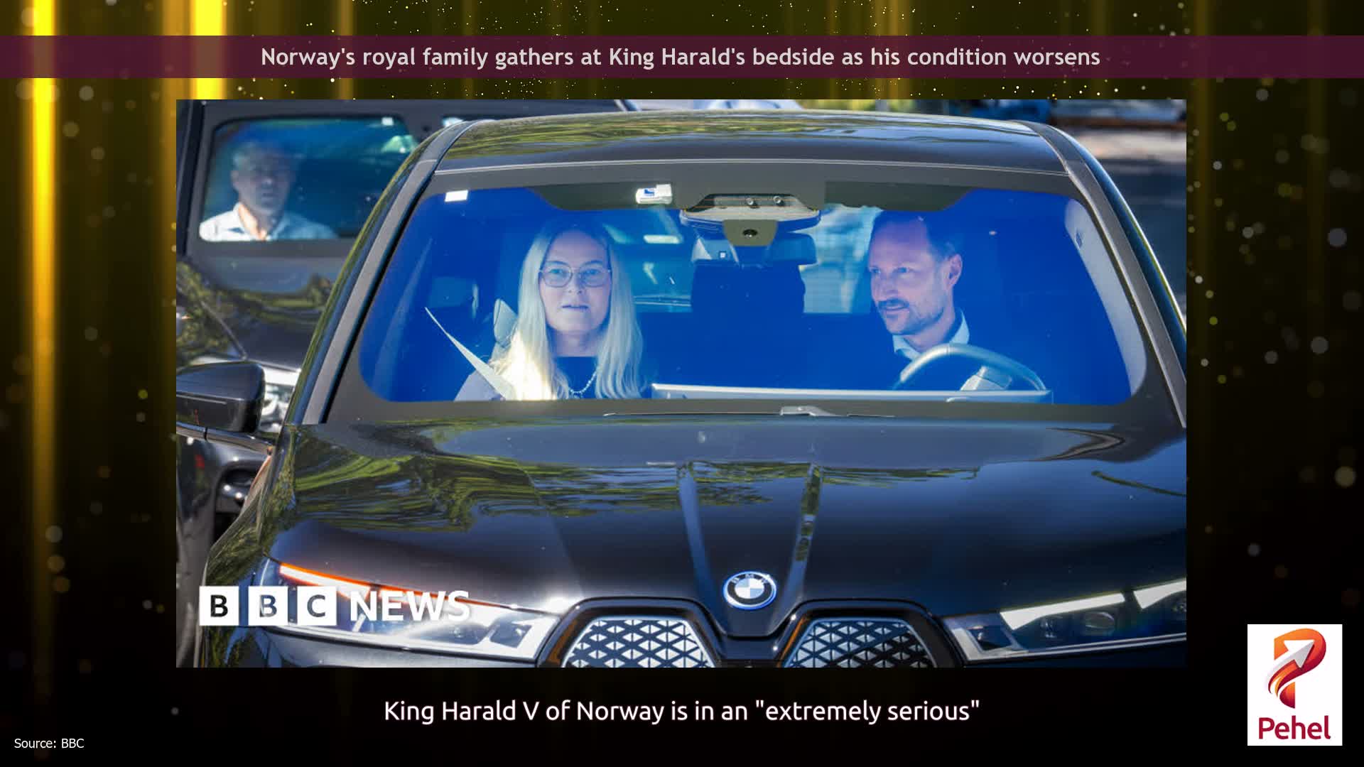 Norway's royal family gathers at King Harald's bedside as his condition worsens