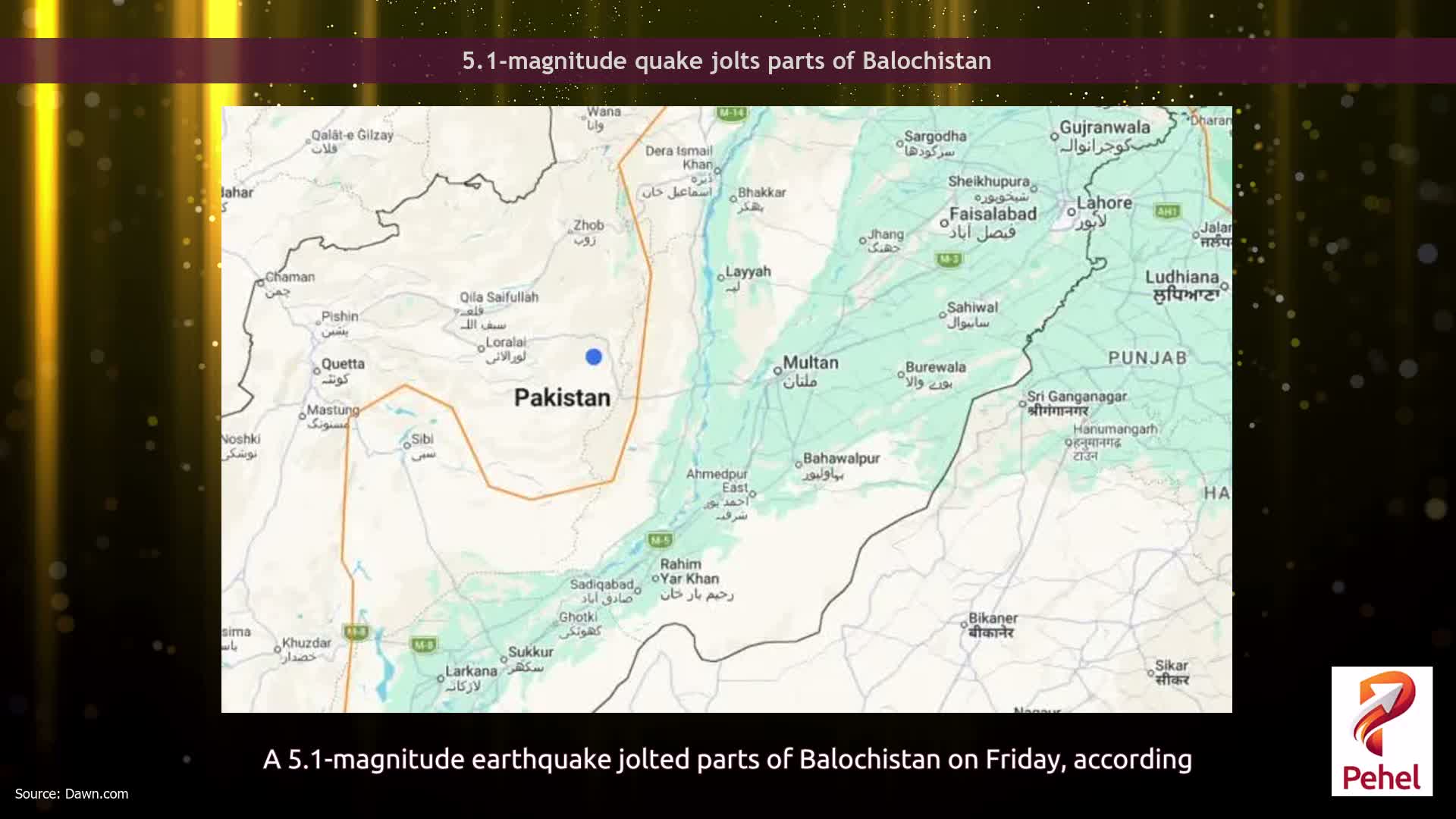 5.1-magnitude quake jolts parts of Balochistan
