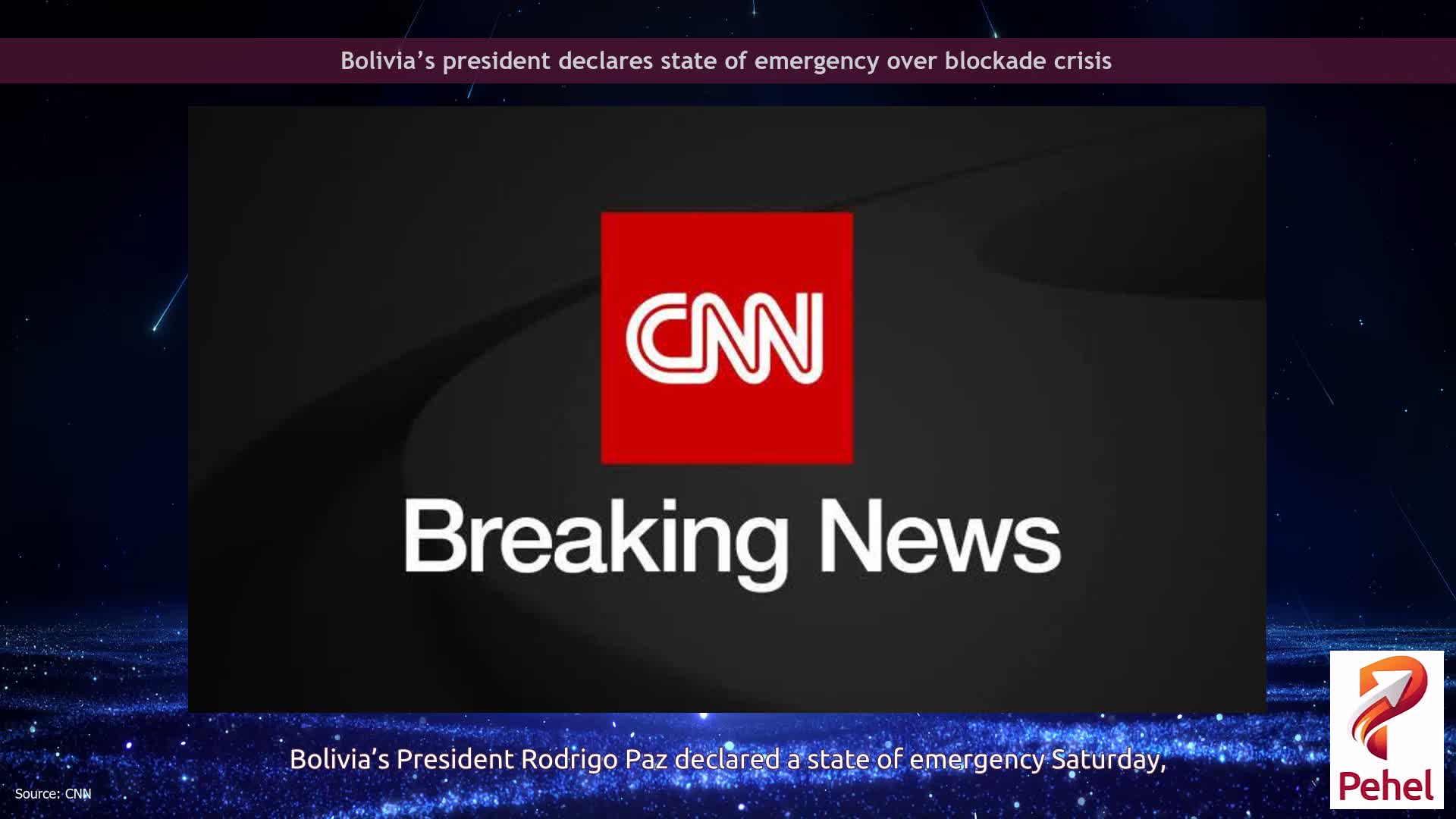 Bolivia’s president declares state of emergency over blockade crisis