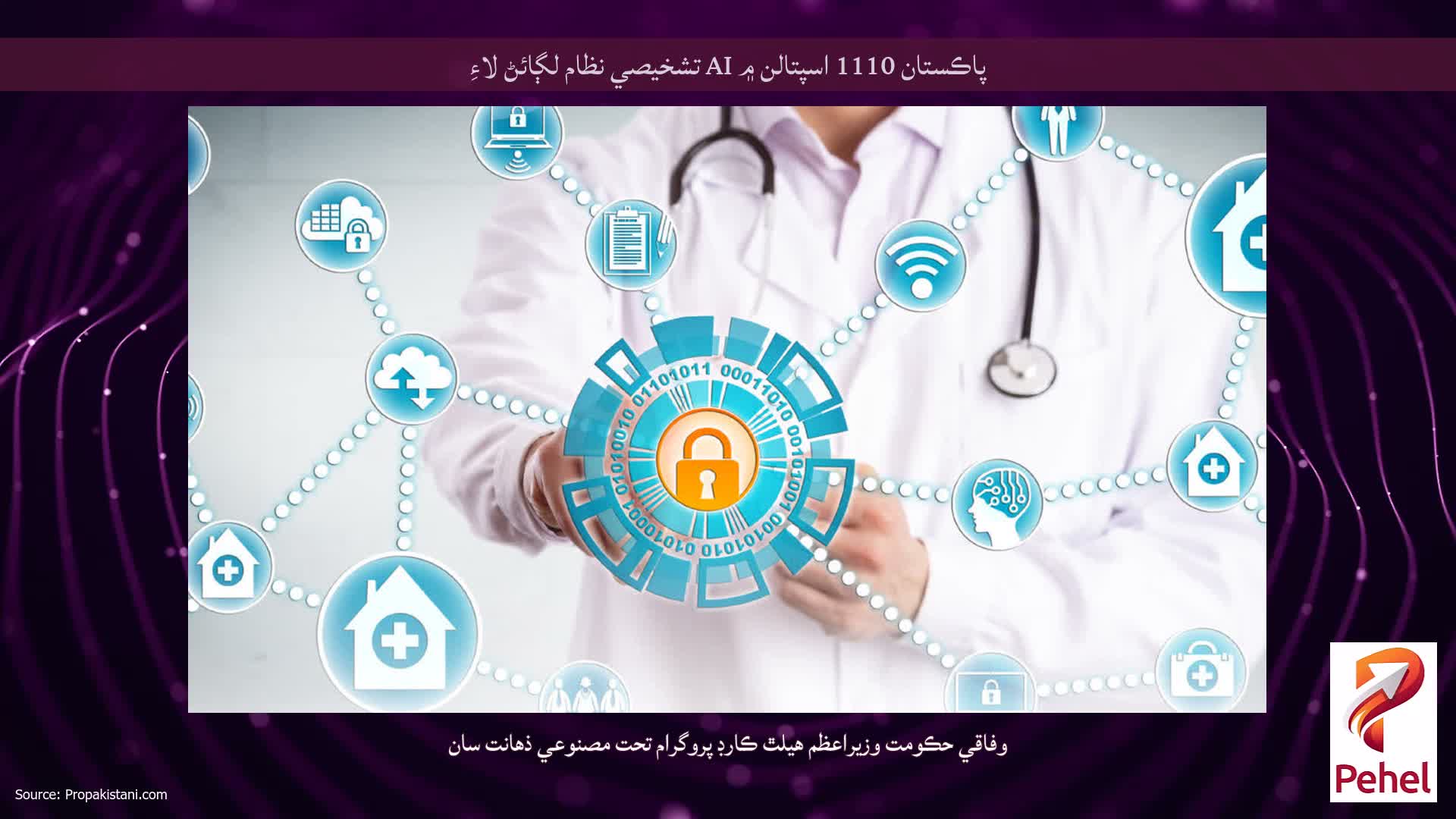 پاڪستان 1110 اسپتالن ۾ AI تشخيصي نظام لڳائڻ لاءِ