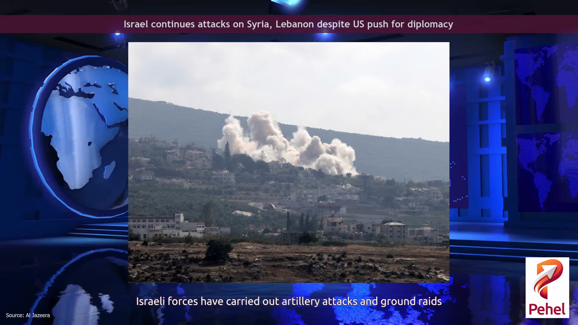 Israel continues attacks on Syria, Lebanon despite US push for diplomacy