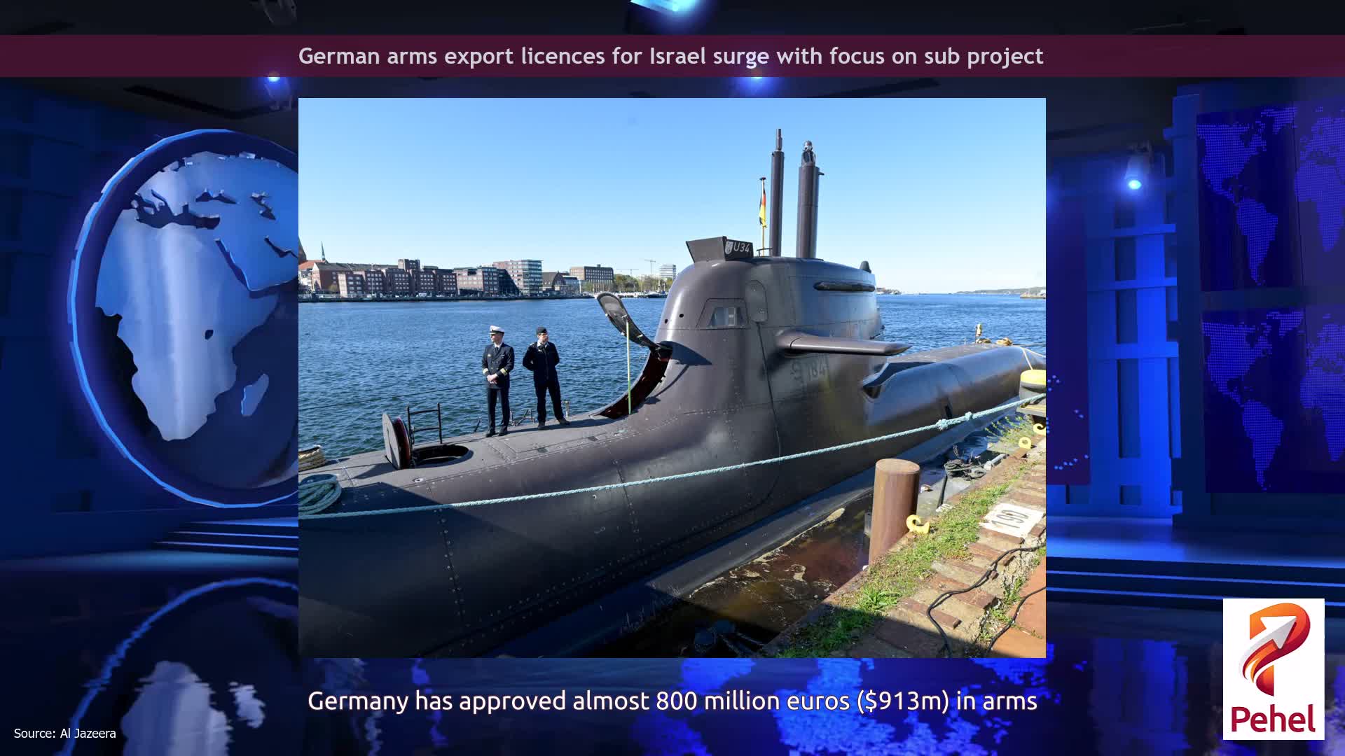 German arms export licences for Israel surge with focus on sub project
