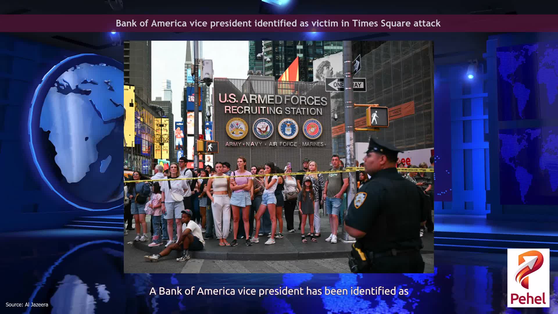 Bank of America vice president identified as victim in Times Square attack