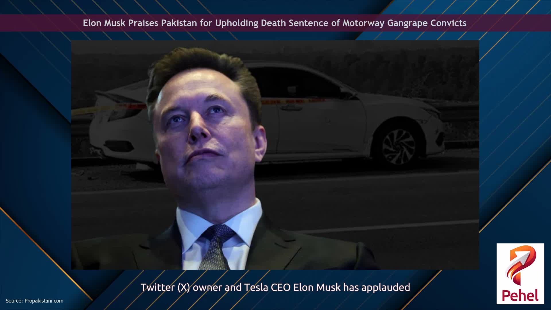 Elon Musk Praises Pakistan for Upholding Death Sentence of Motorway Gangrape Convicts