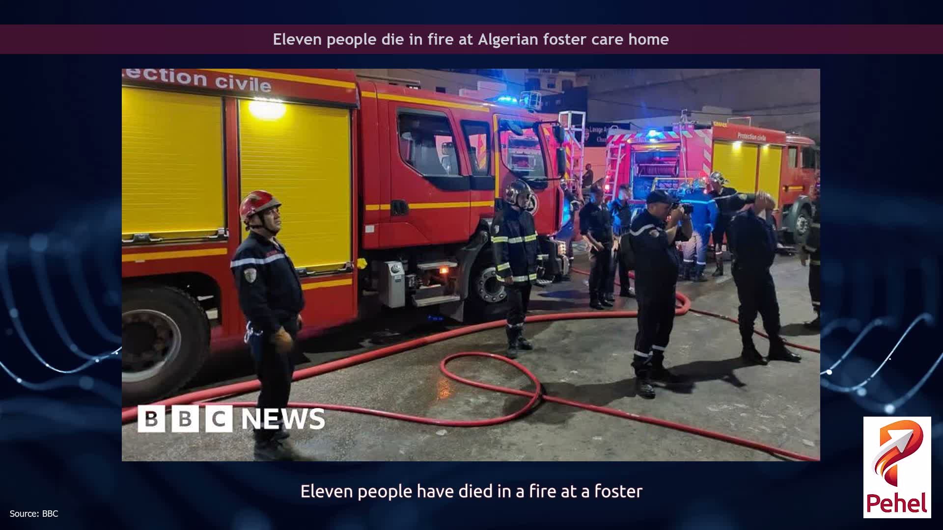 Eleven people die in fire at Algerian foster care home