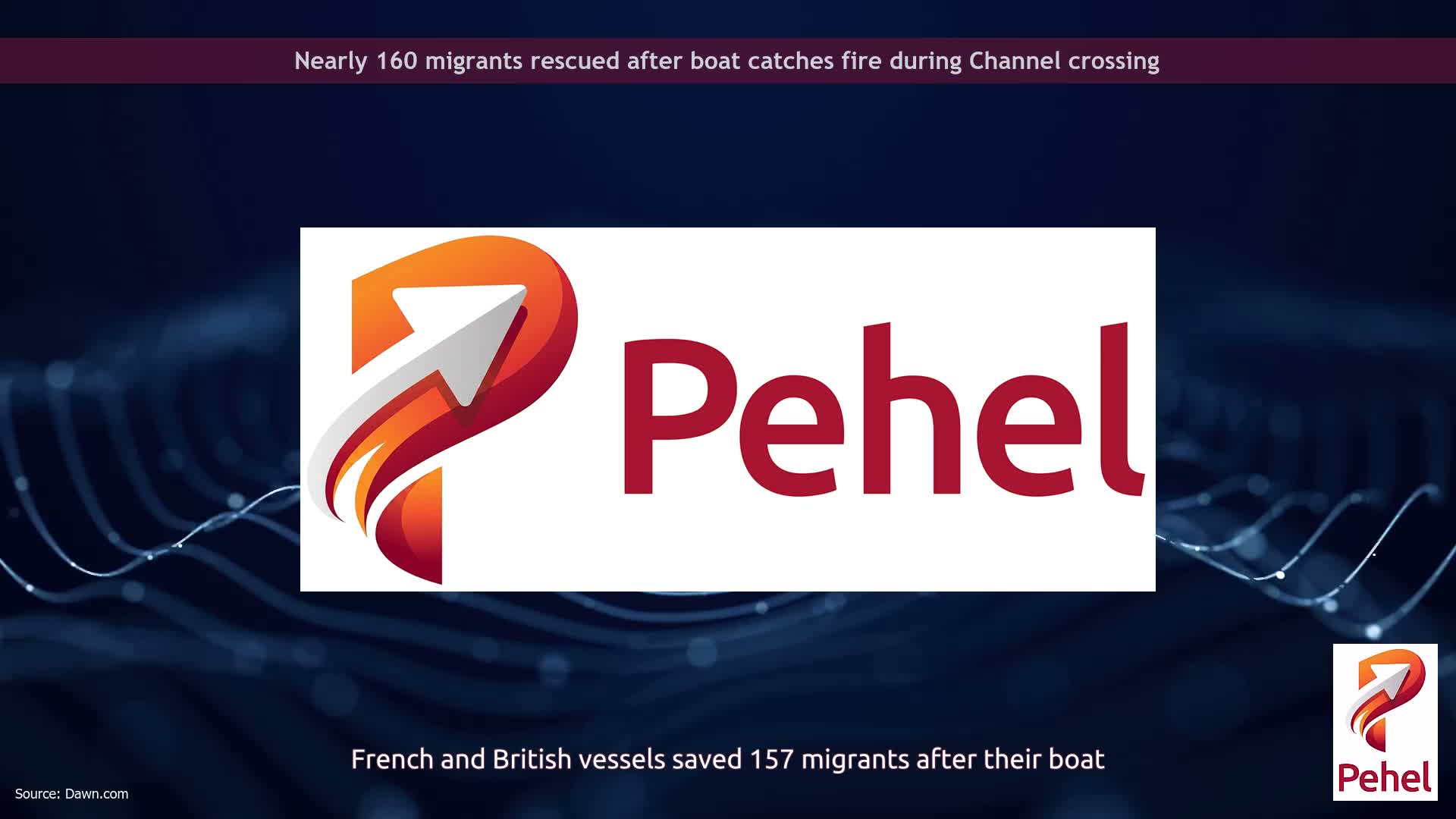 Nearly 160 migrants rescued after boat catches fire during Channel crossing