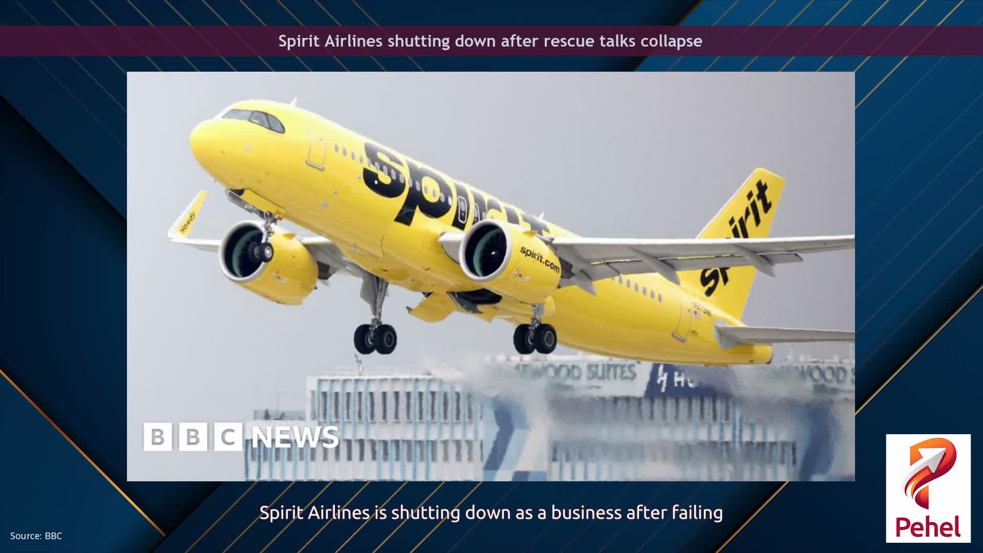 Spirit Airlines shutting down after rescue talks collapse