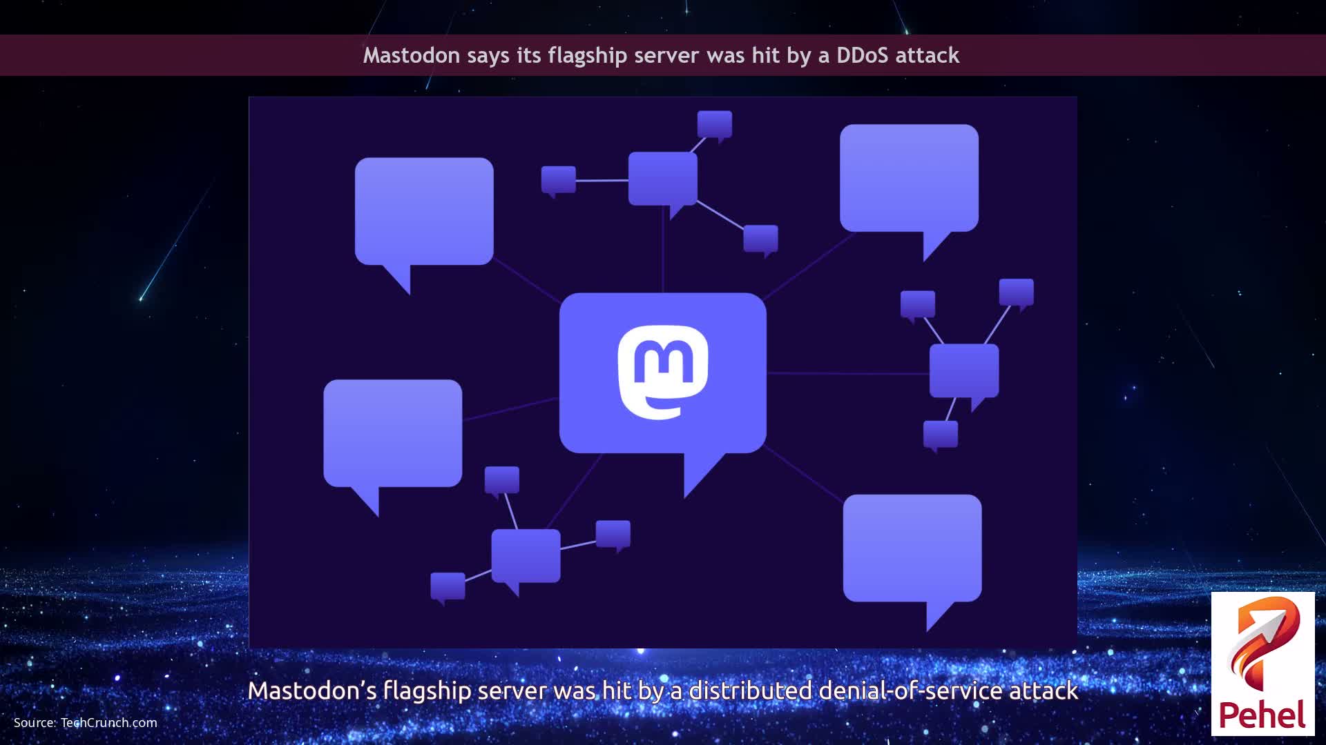 Mastodon says its flagship server was hit by a DDoS attack