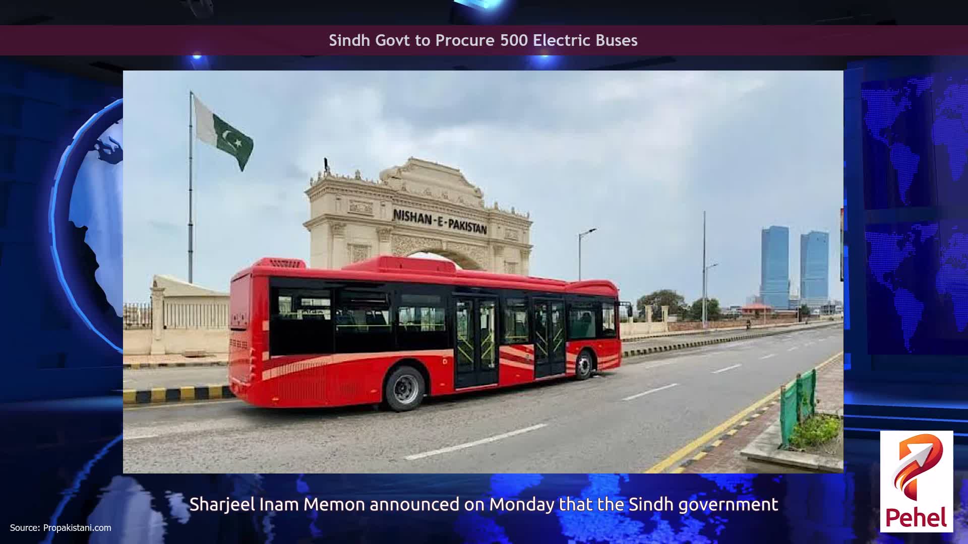 Sindh Govt to Procure 500 Electric Buses