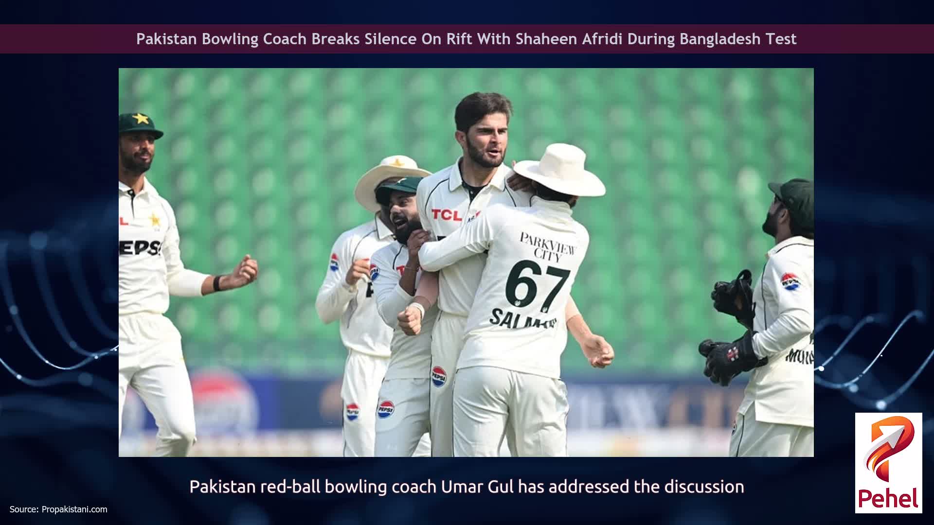 Pakistan Bowling Coach Breaks Silence On Rift With Shaheen Afridi During Bangladesh Test