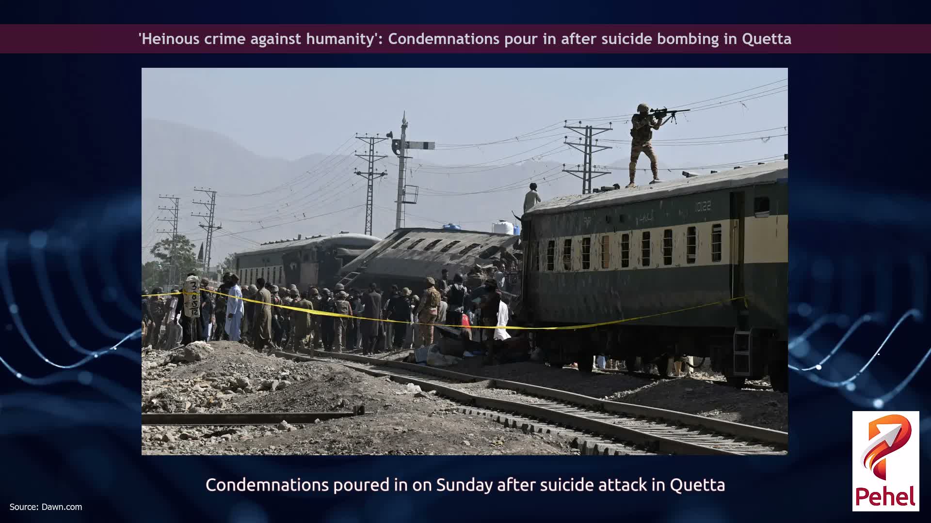 'Heinous crime against humanity': Condemnations pour in after suicide bombing in Quetta