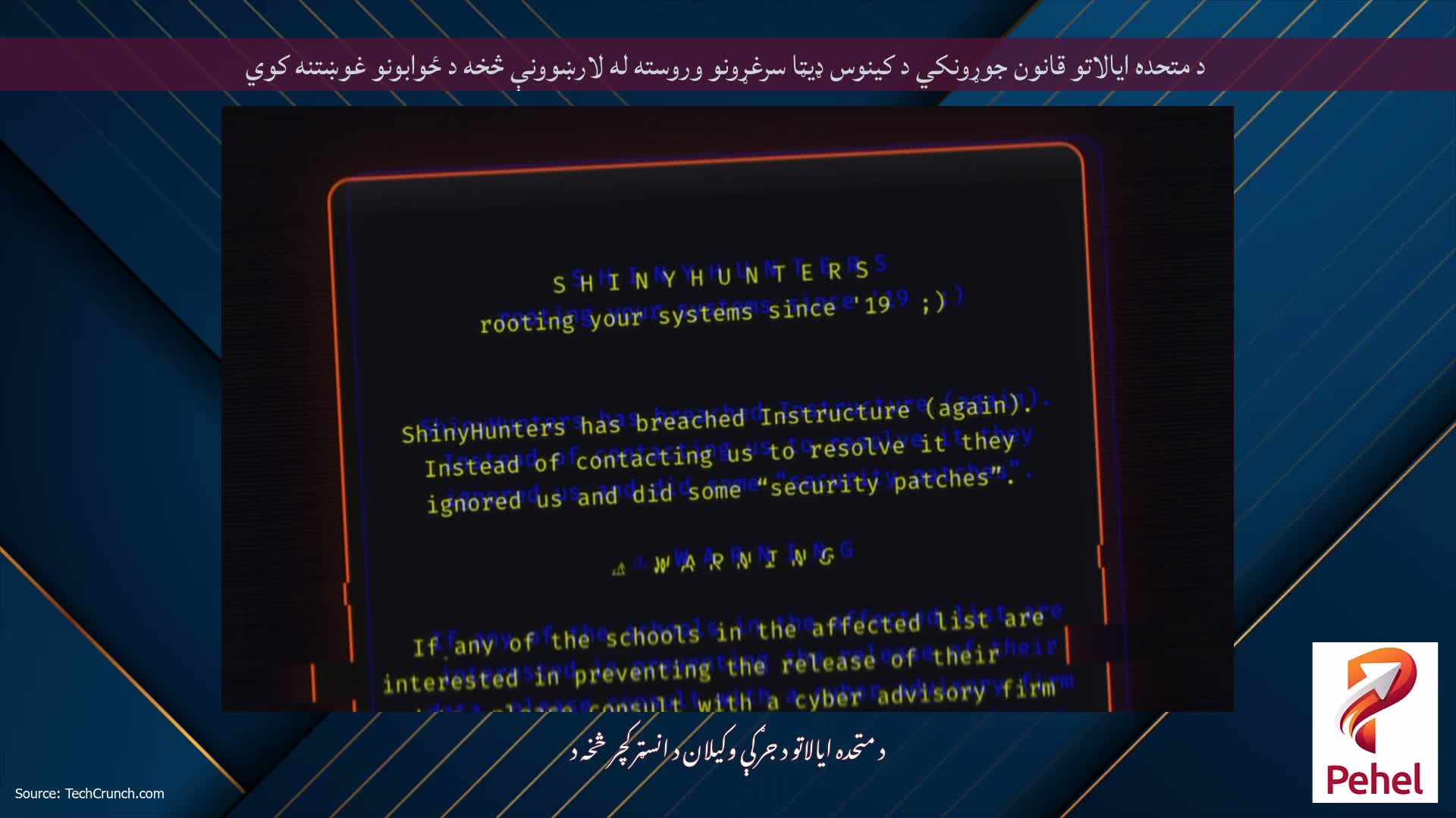 د متحده ایالاتو قانون جوړونکي د کینوس ډیټا سرغړونو وروسته له لارښوونې څخه د ځوابونو غوښتنه کوي