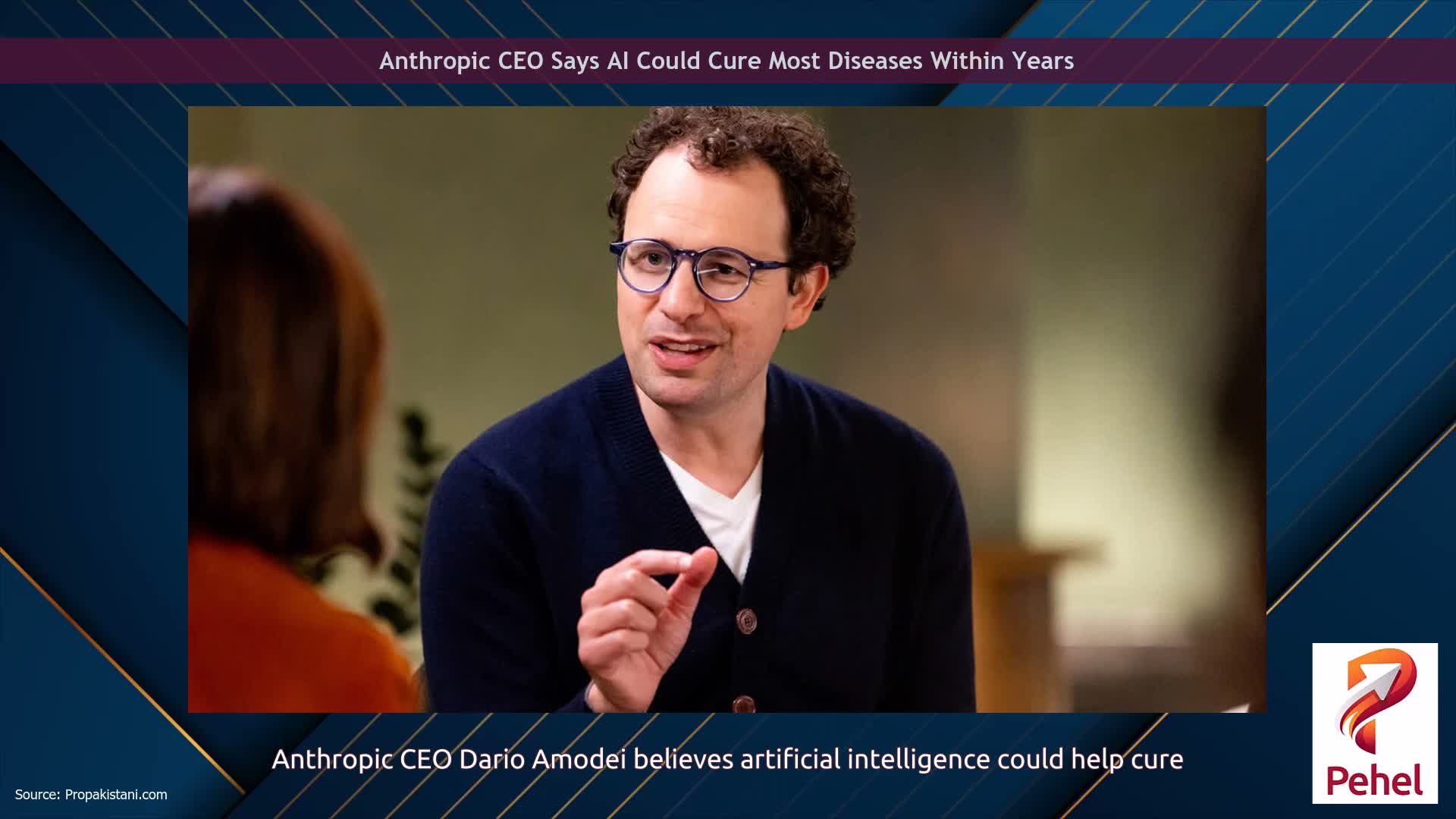Anthropic CEO Says AI Could Cure Most Diseases Within Years