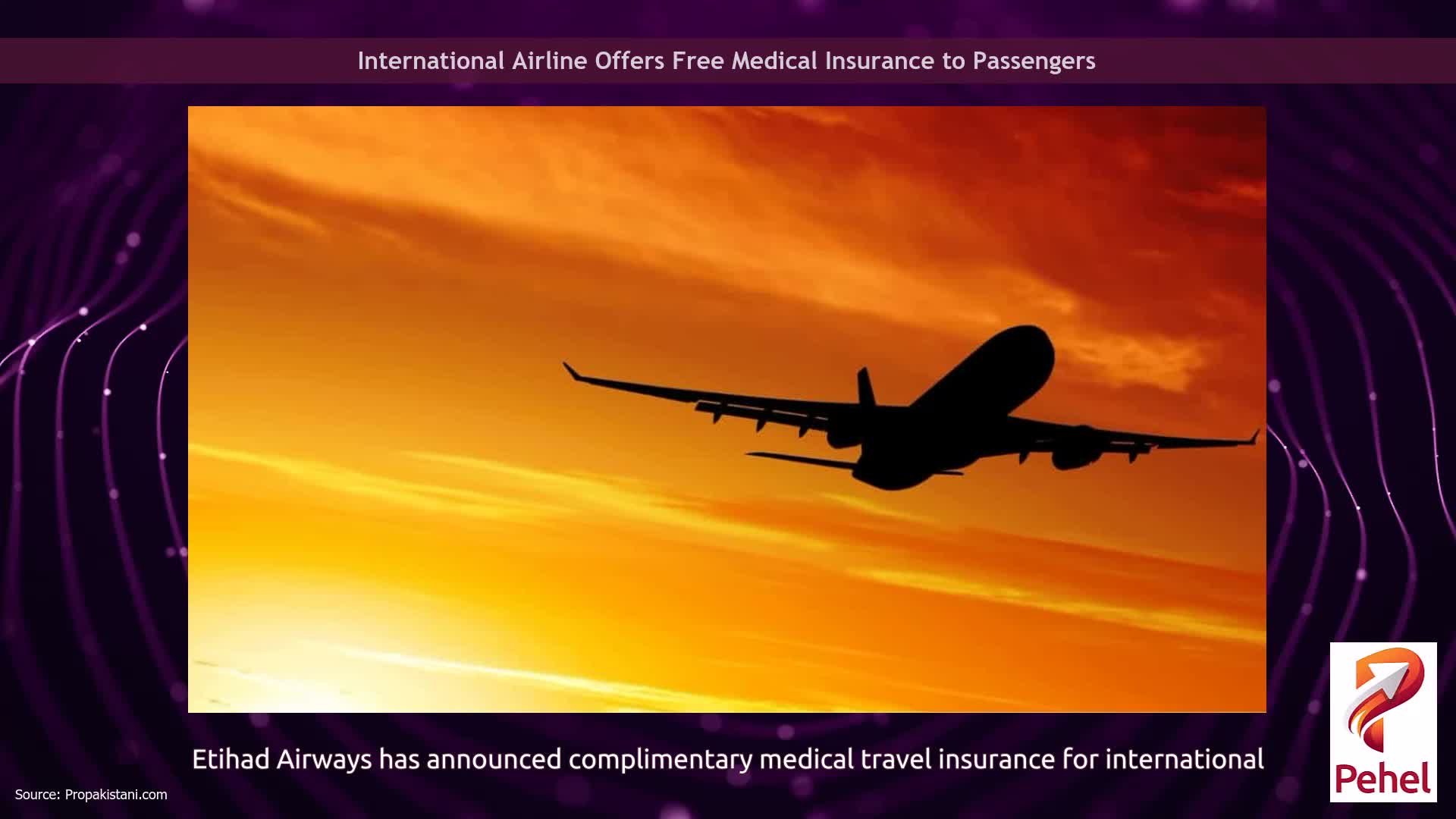 International Airline Offers Free Medical Insurance to Passengers