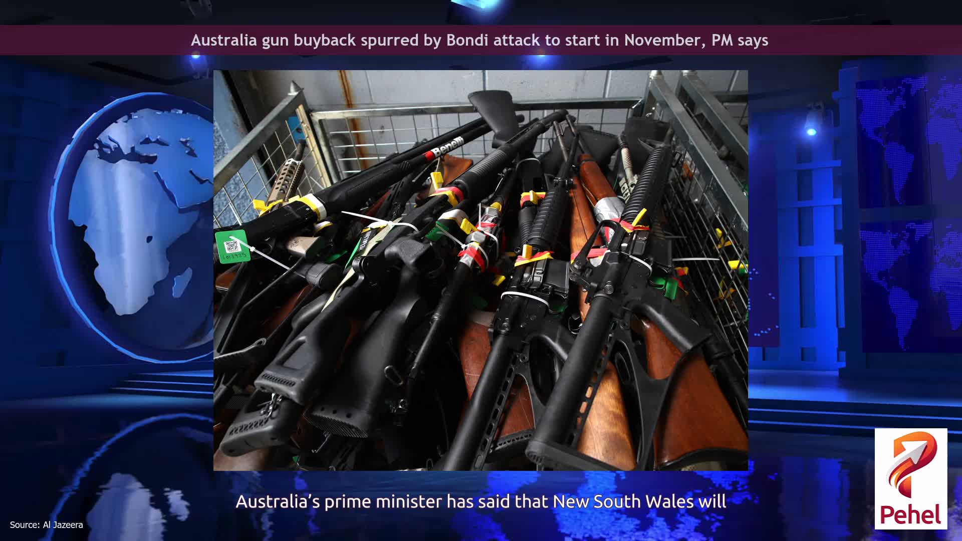 Australia gun buyback spurred by Bondi attack to start in November, PM says