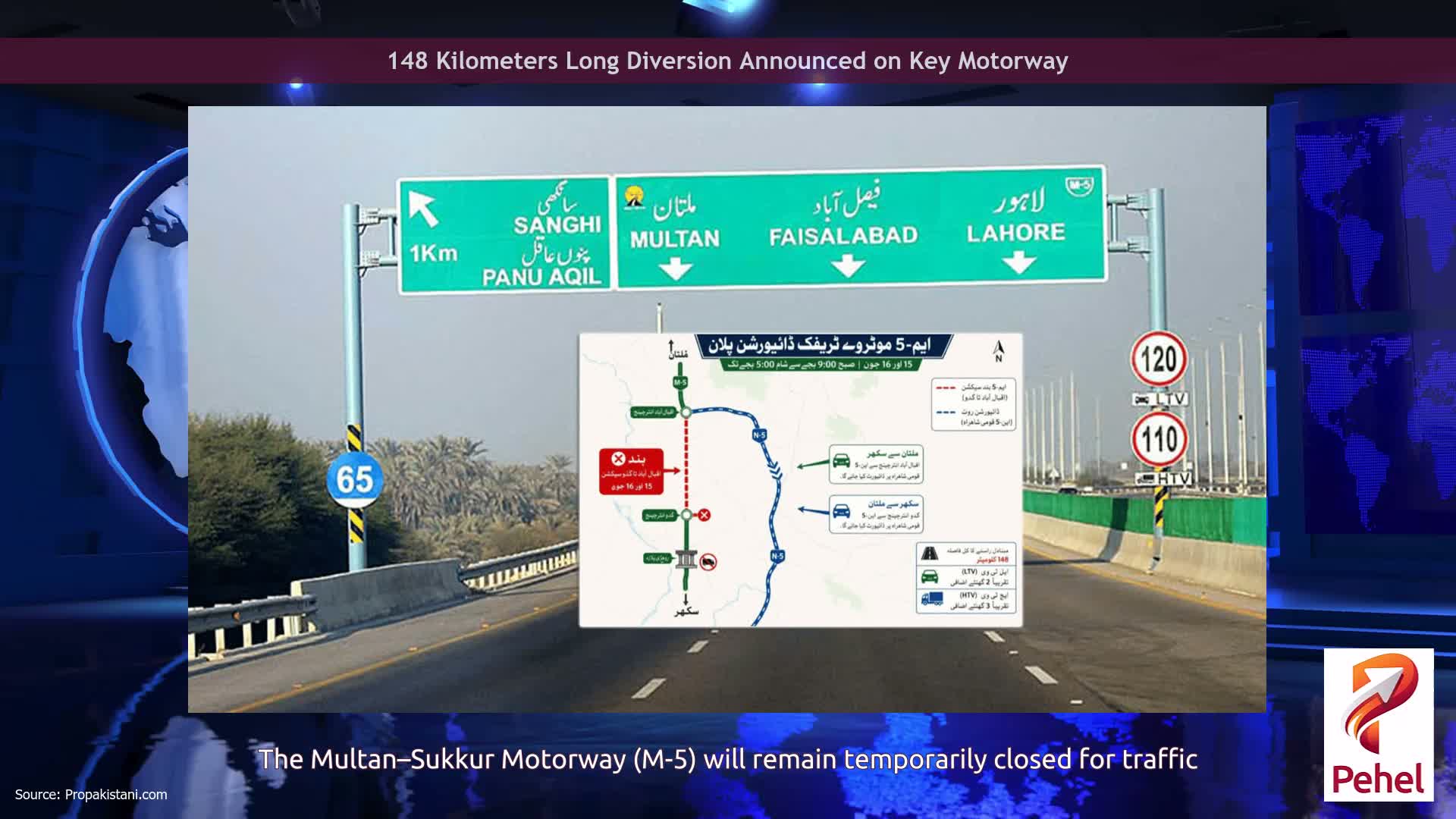 148 Kilometers Long Diversion Announced on Key Motorway