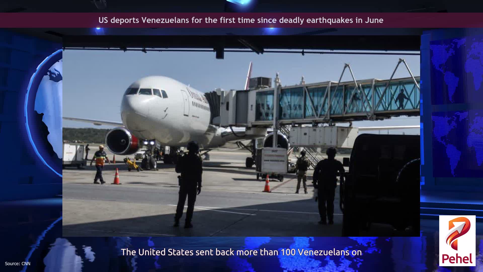 US deports Venezuelans for the first time since deadly earthquakes in June
