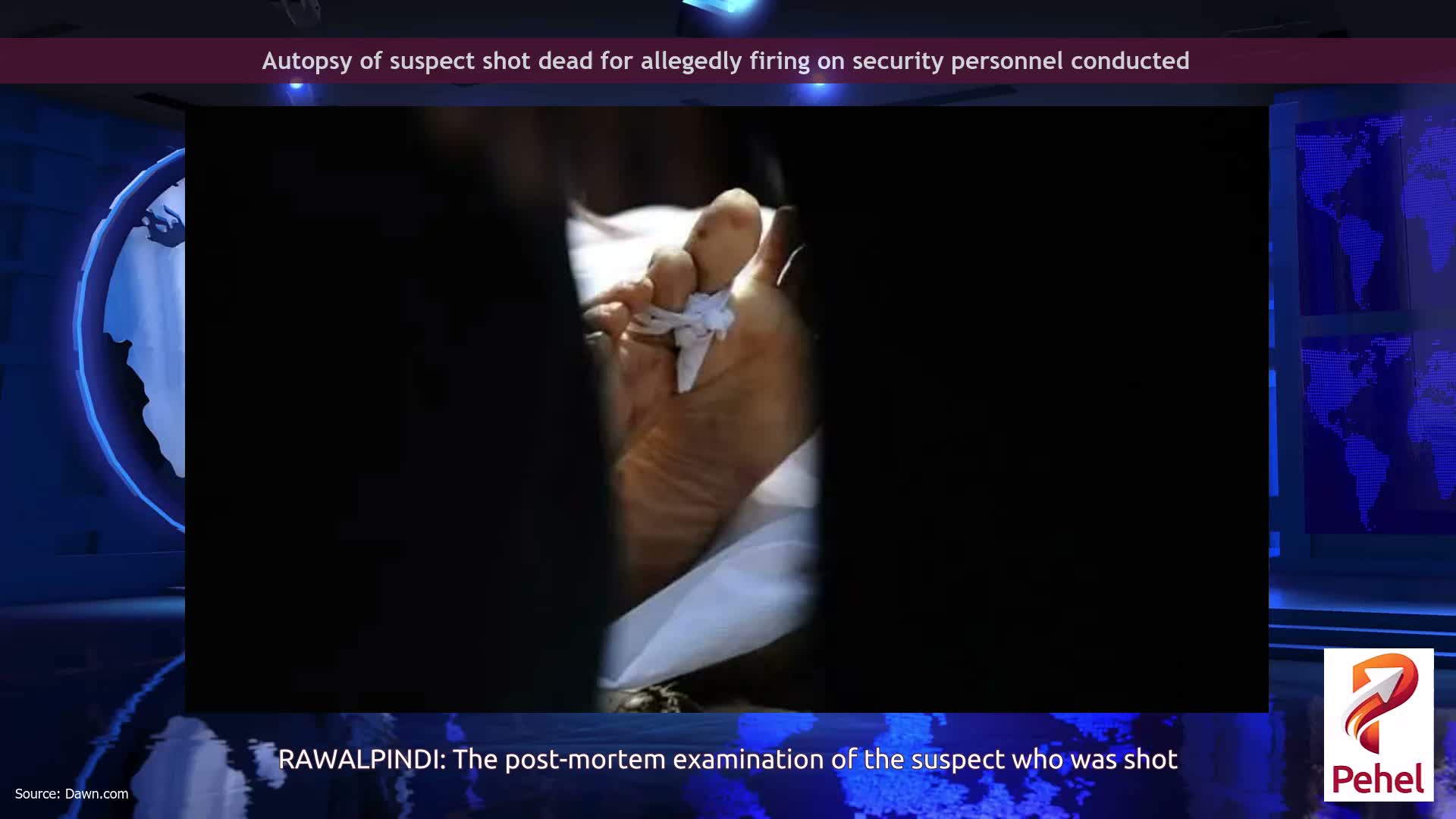 Autopsy of suspect shot dead for allegedly firing on security personnel conducted