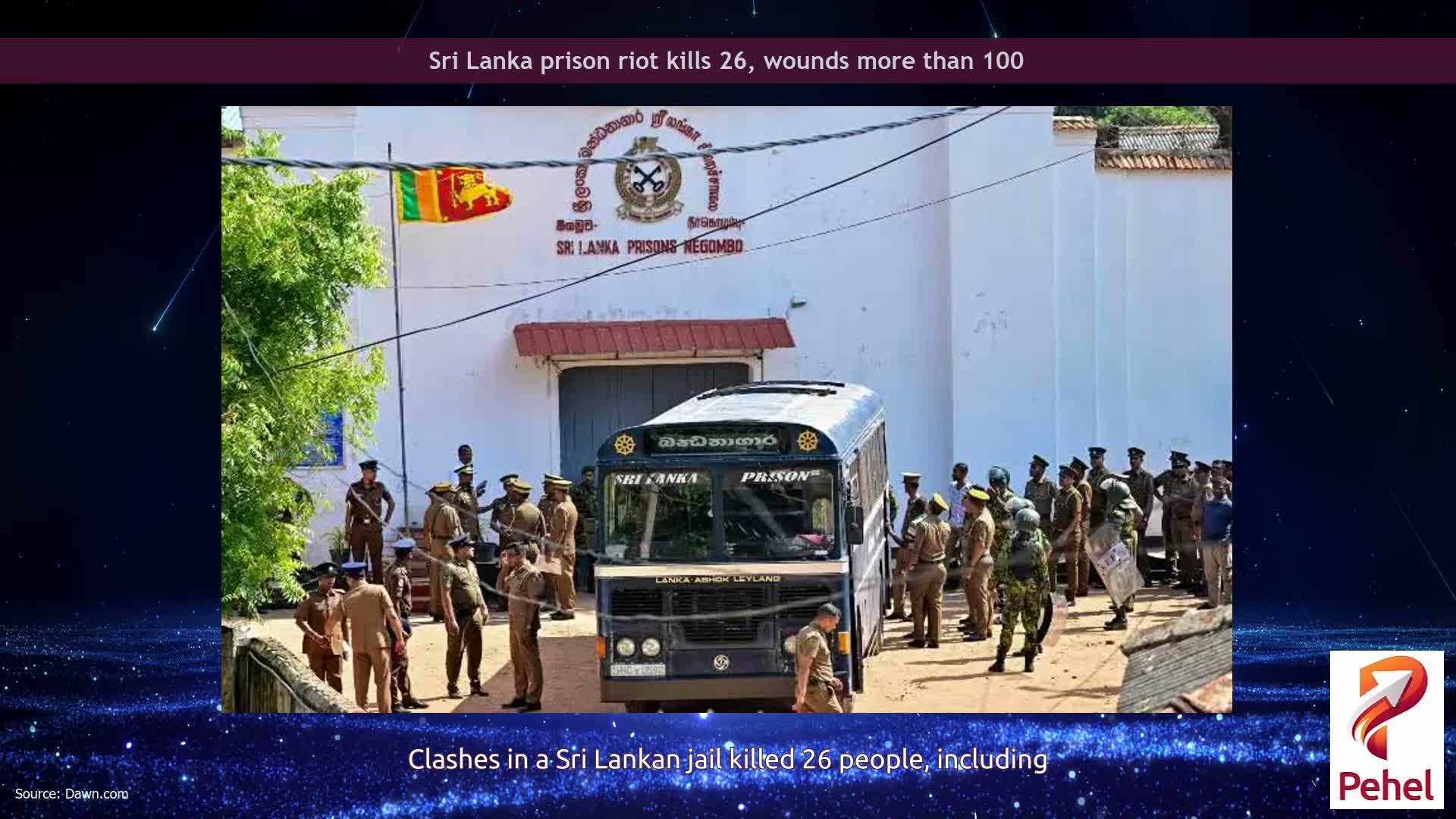 Sri Lanka prison riot kills 26, wounds more than 100