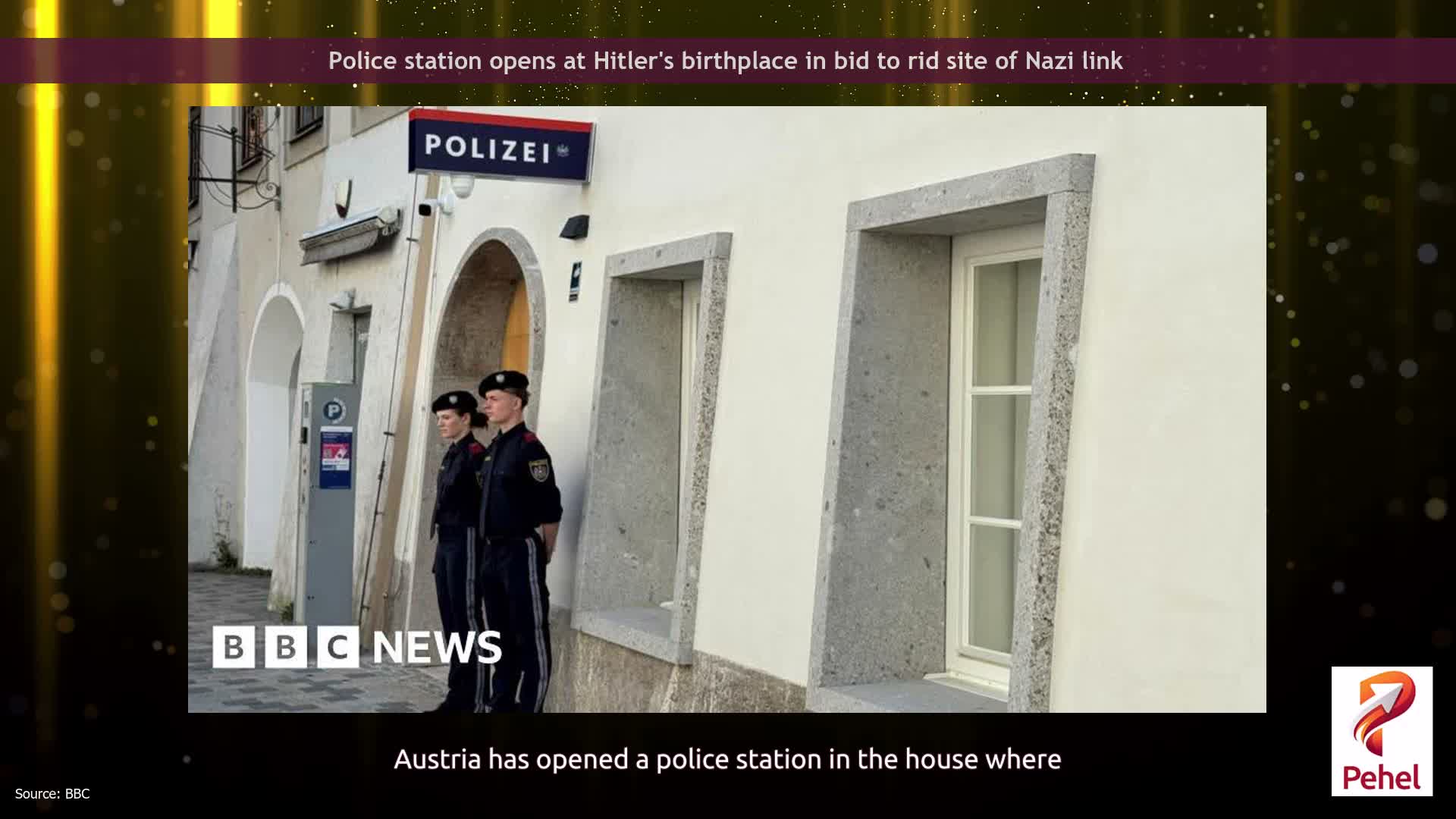 Police station opens at Hitler's birthplace in bid to rid site of Nazi link