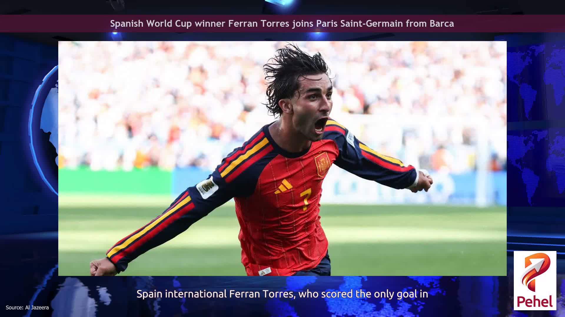Spanish World Cup winner Ferran Torres joins Paris Saint-Germain from Barca